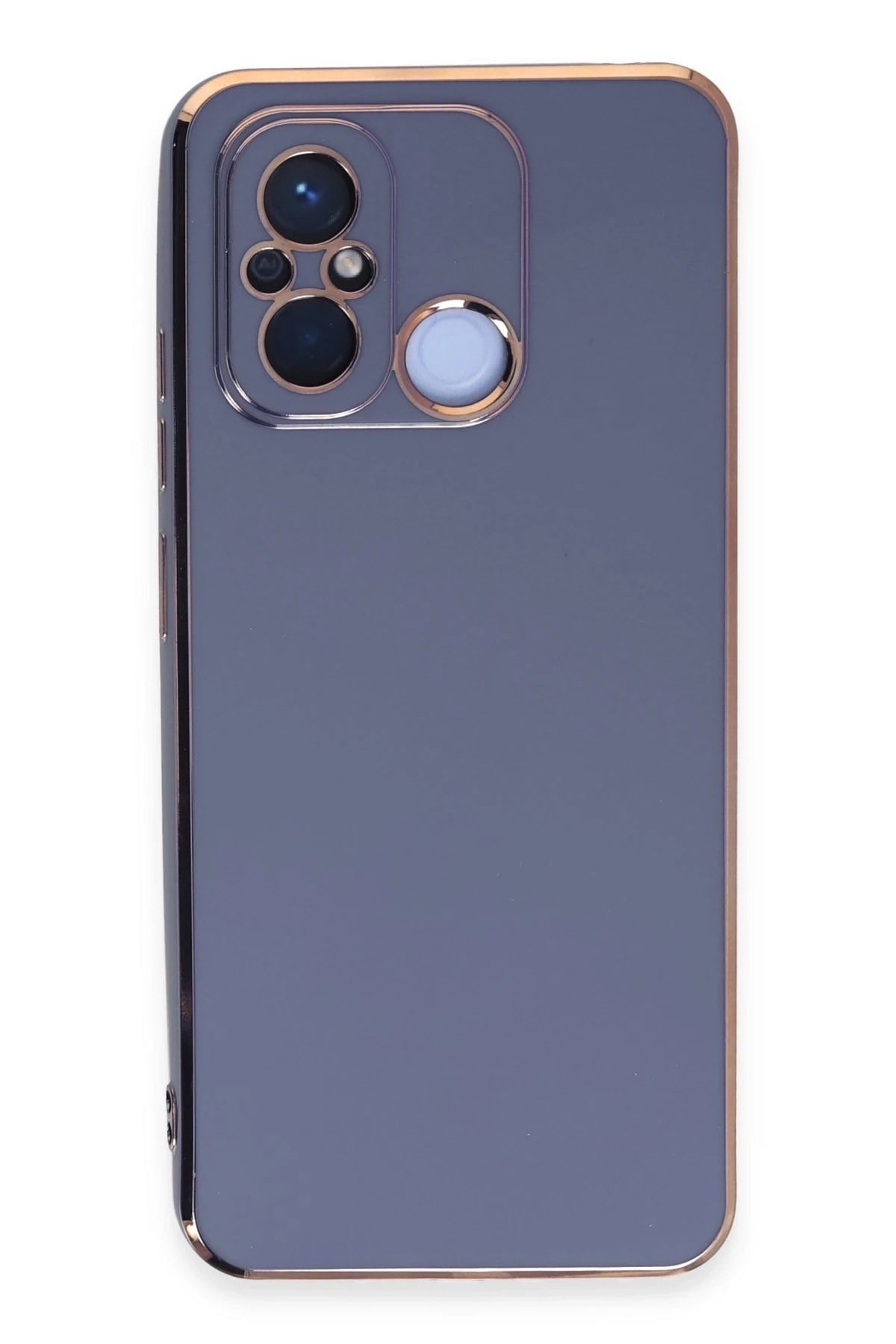 Mey İthalat®   Redmi 12C Kılıf Volet Silikon - Mavi