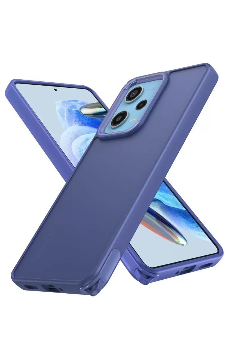 Mey İthalat®   Redmi 13 4G Kılıf Elegant Kapak - Açık Mavi