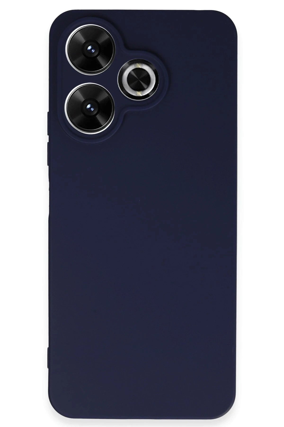 Mey İthalat®   Redmi 13 4G Kılıf First Silikon - Lacivert
