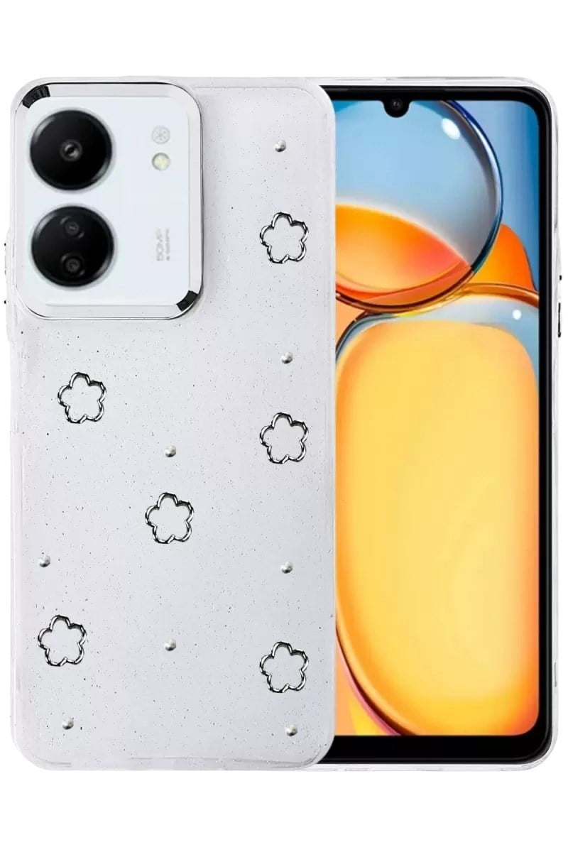 Mey İthalat®   Redmi 13C Fiyonk Desenli Kapak - Desen 2