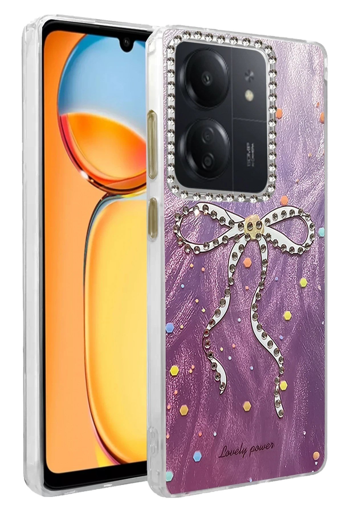 Mey İthalat®   Redmi 13C Kılıf Blade Aynalı Desenli Kapak - Desen 1
