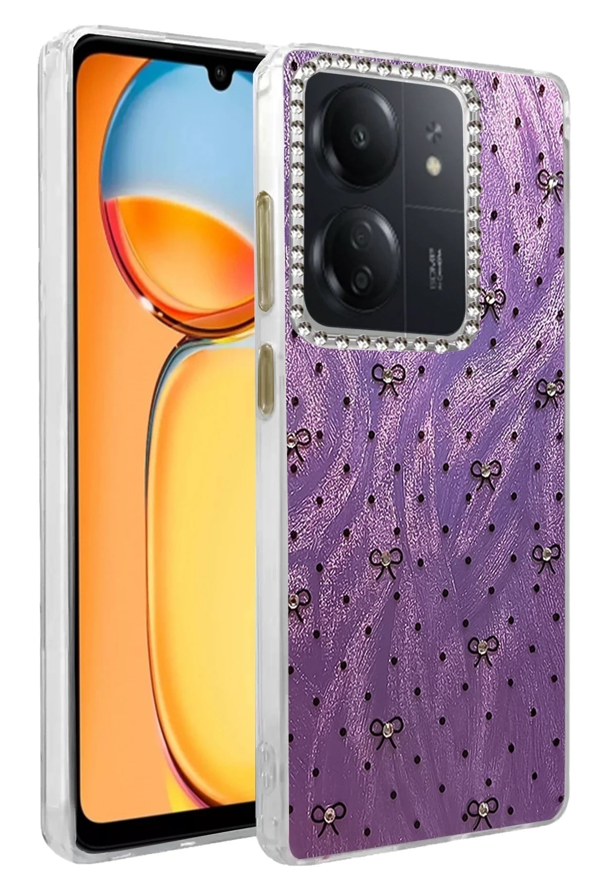 Mey İthalat®   Redmi 13C Kılıf Blade Aynalı Desenli Kapak - Desen 2