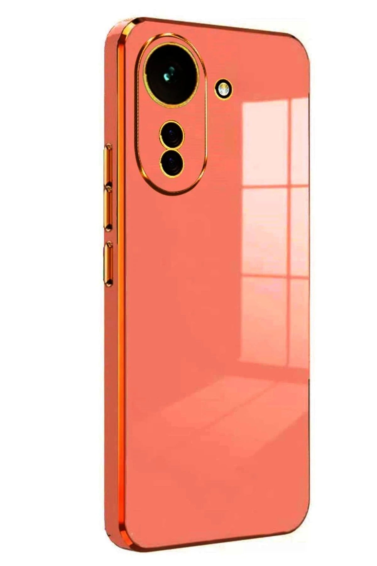 Mey İthalat®   Redmi 13C Kılıf Volet Silikon - Kırmızı