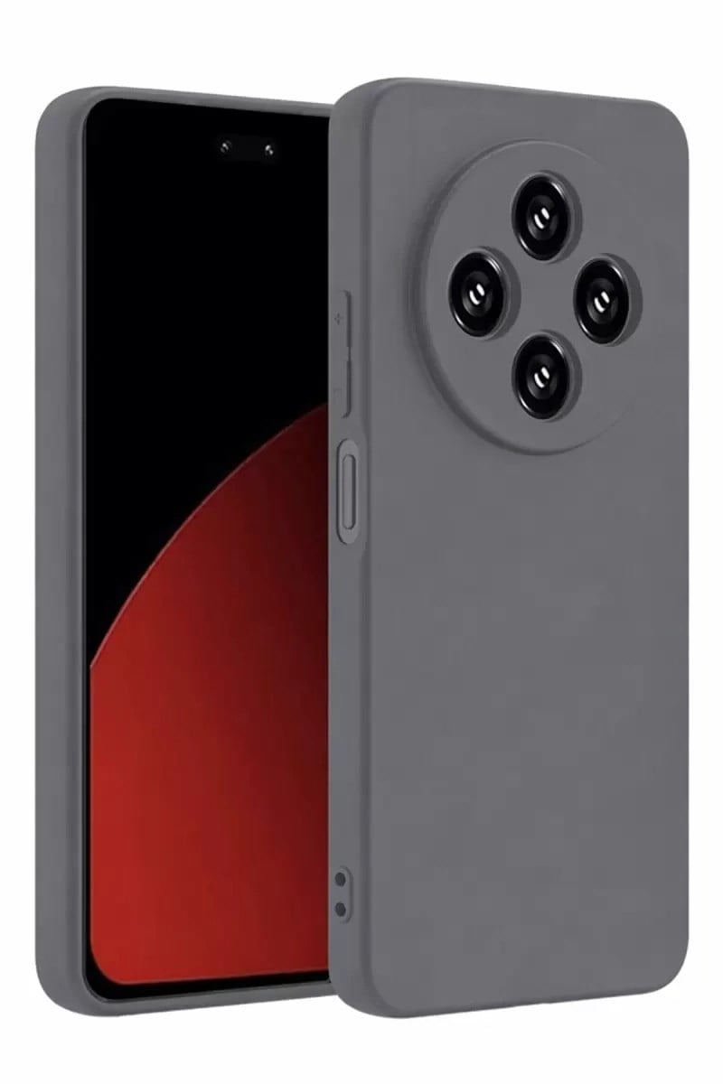 Mey İthalat®   Redmi 14C Kılıf First Silikon - Gri