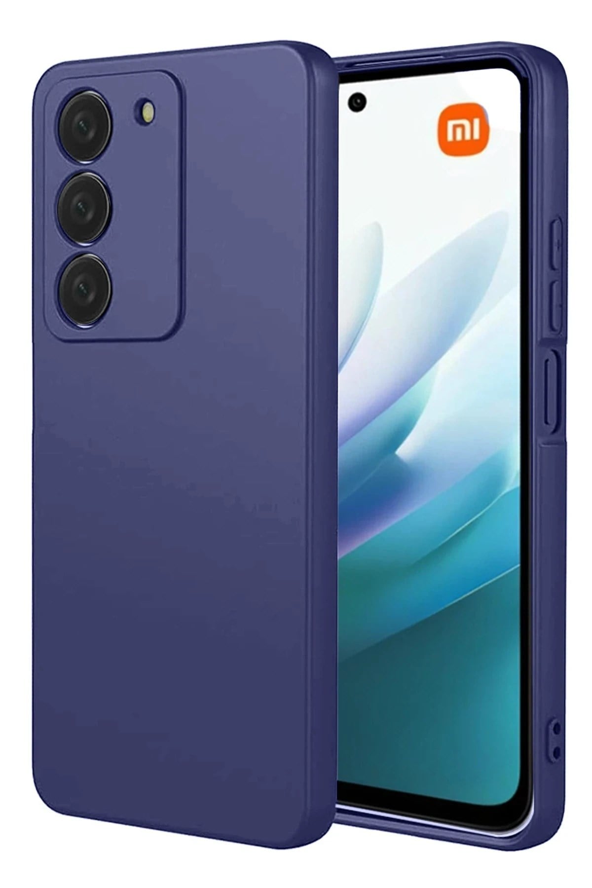 Mey İthalat®   Redmi 15 4G First Silikon - Lacivert