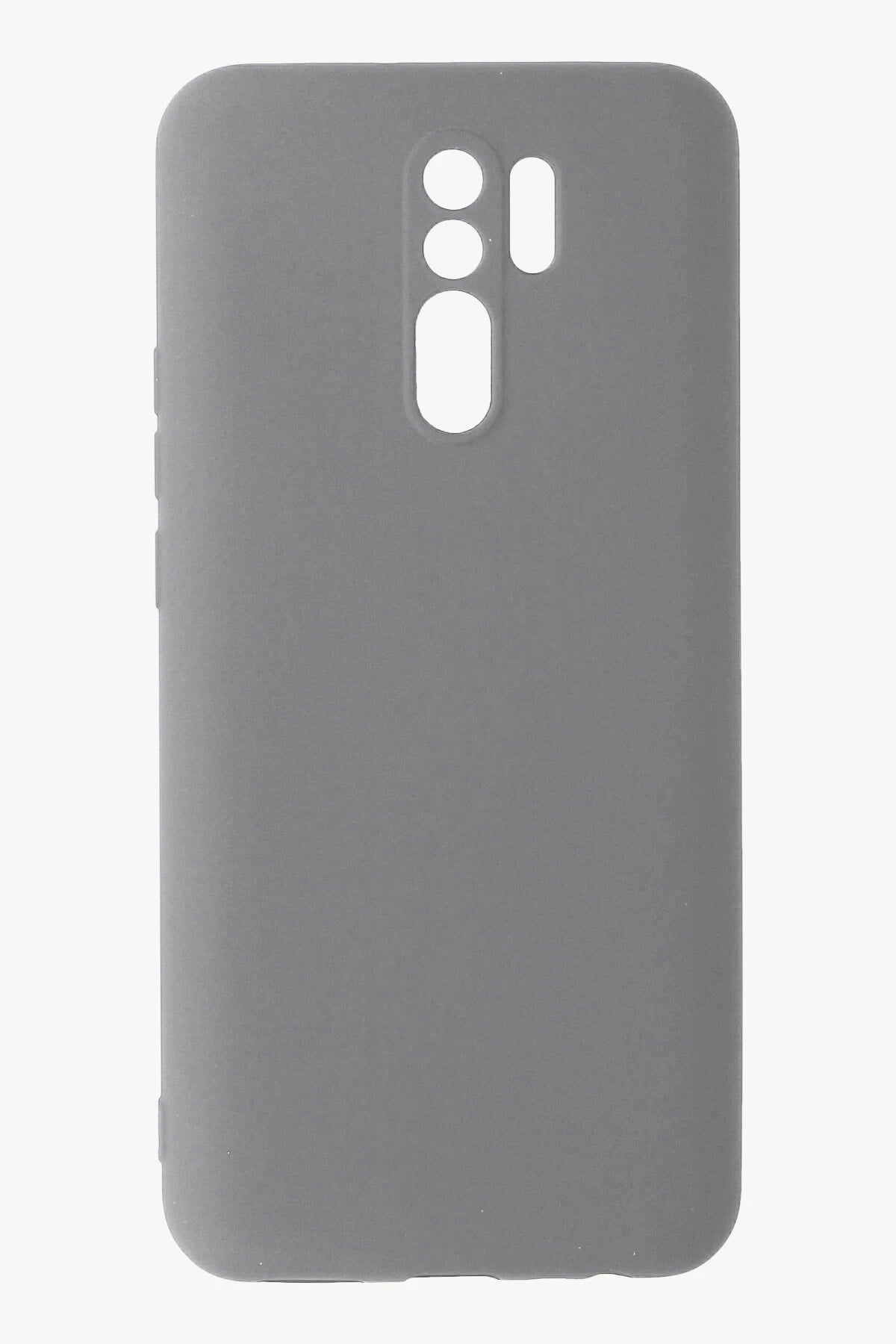 Mey İthalat®   Redmi 9 Kılıf Nano içi Kadife Silikon - Gri