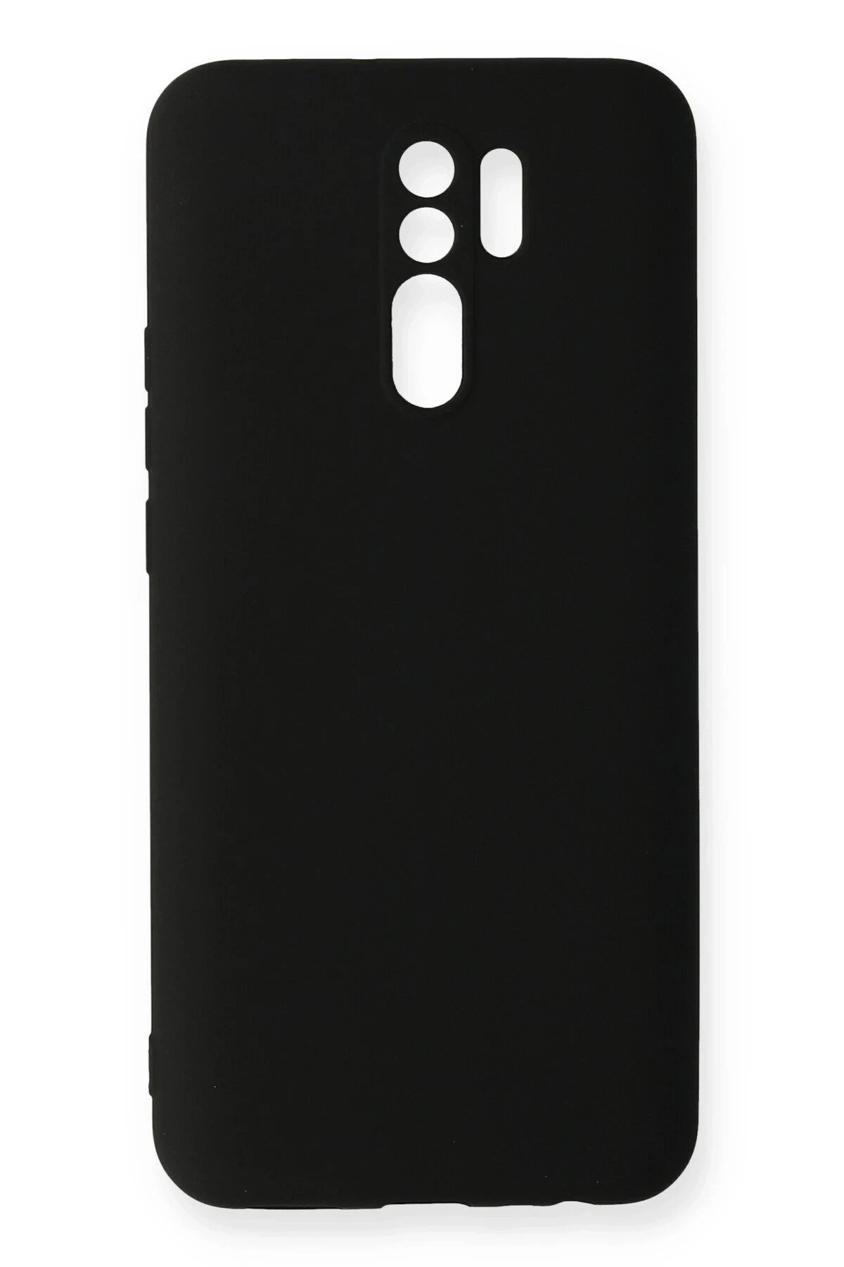 Mey İthalat®   Redmi 9 Kılıf Nano içi Kadife Silikon - Siyah
