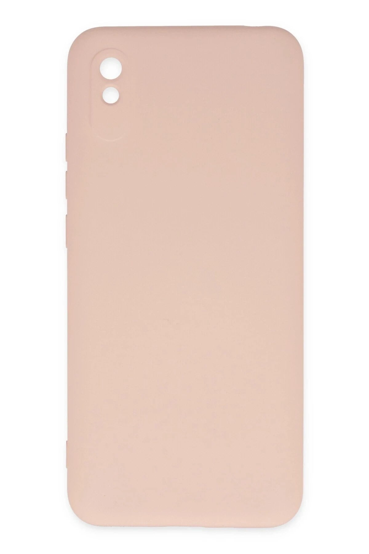 Mey İthalat®   Redmi 9A Kılıf Nano içi Kadife Silikon - Pudra