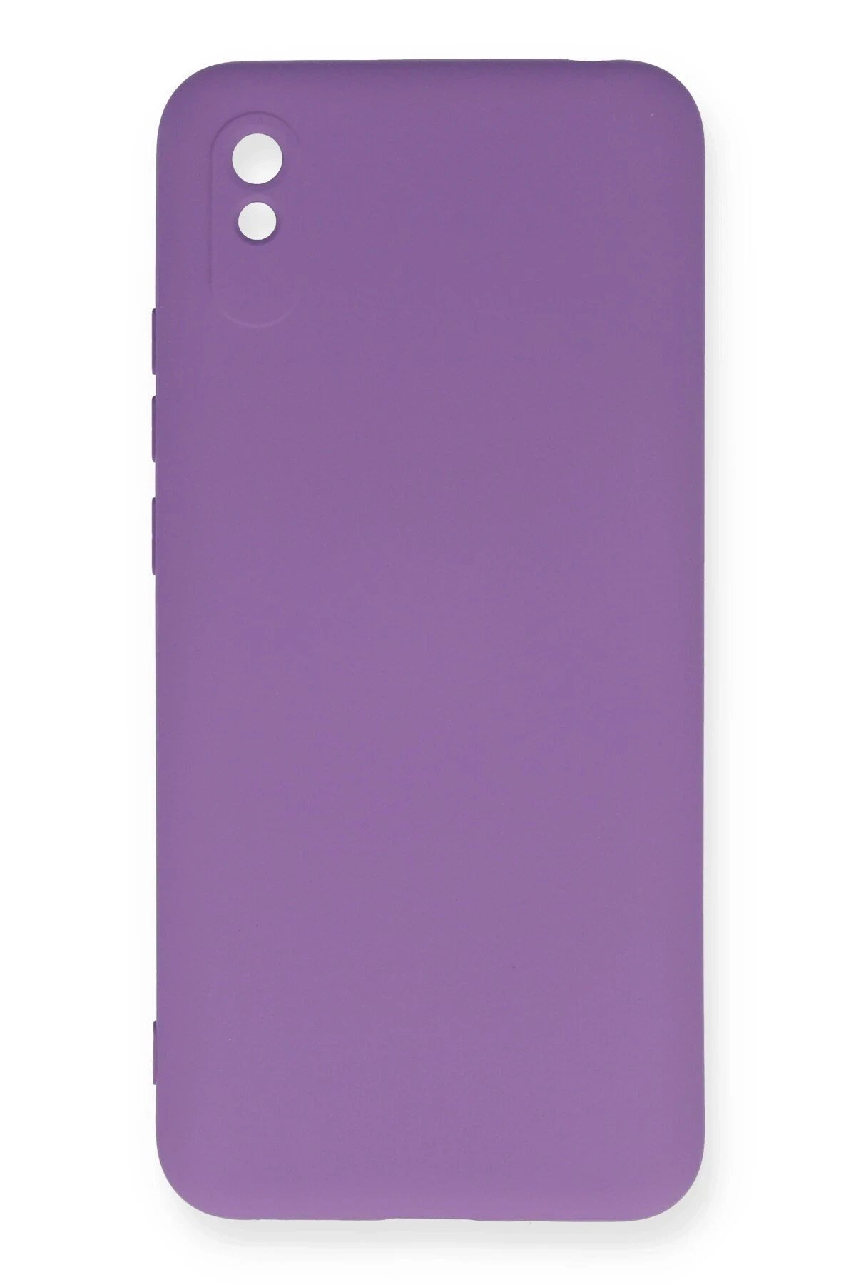 Mey İthalat®   Redmi 9A Kılıf Nano içi Kadife Silikon - Mor