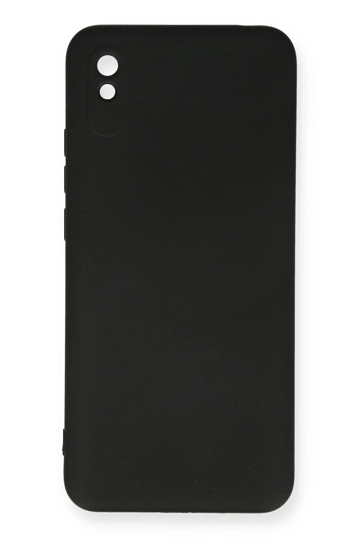 Mey İthalat®   Redmi 9A Kılıf Nano içi Kadife Silikon - Siyah
