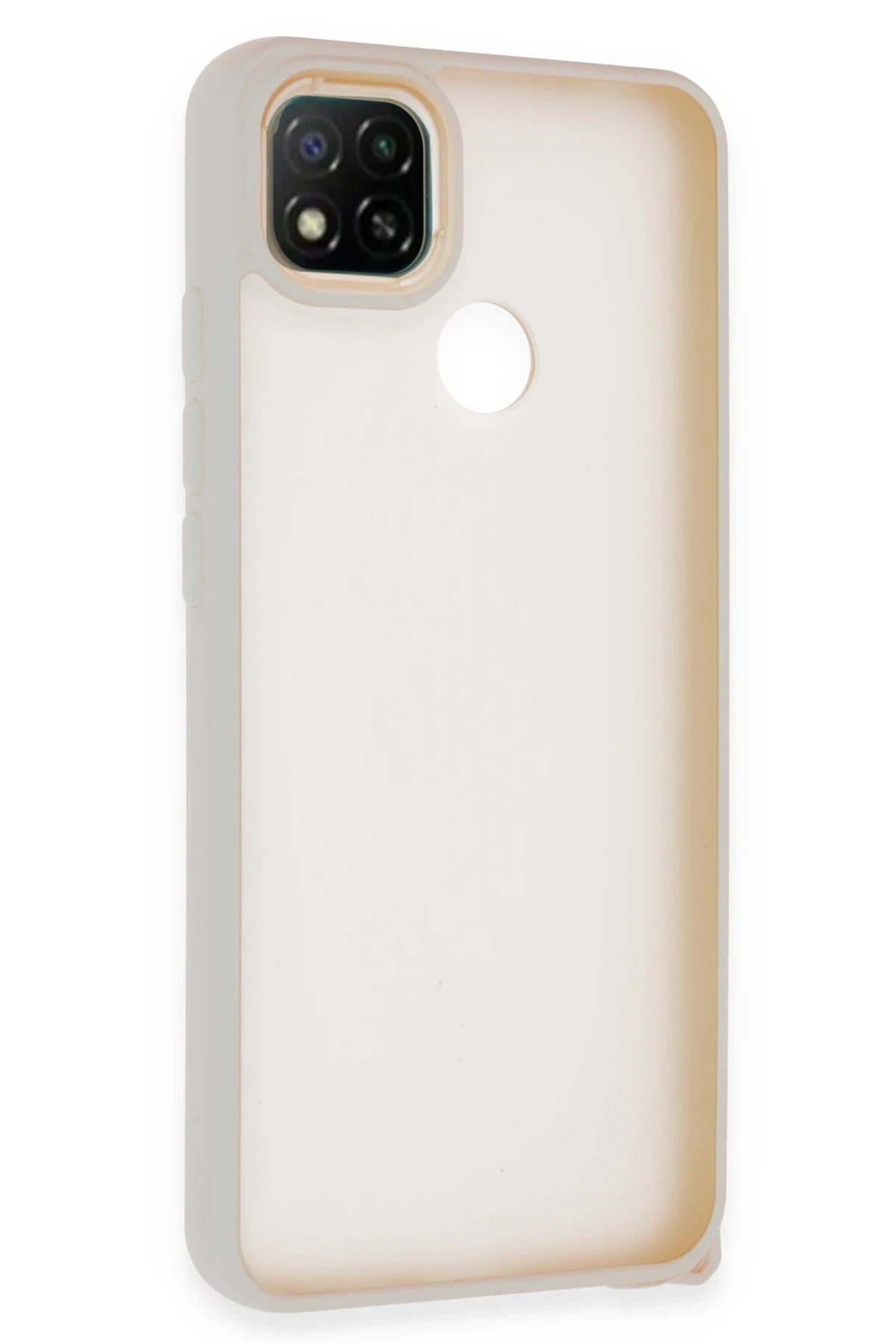 Mey İthalat®   Redmi 9C Kılıf Elegant Kapak - Pudra
