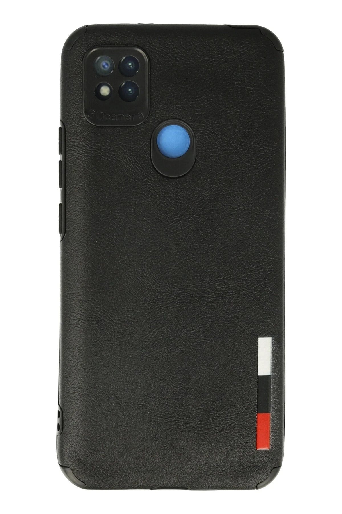 Mey İthalat®   Redmi 9C Kılıf Loop Deri Silikon - Siyah