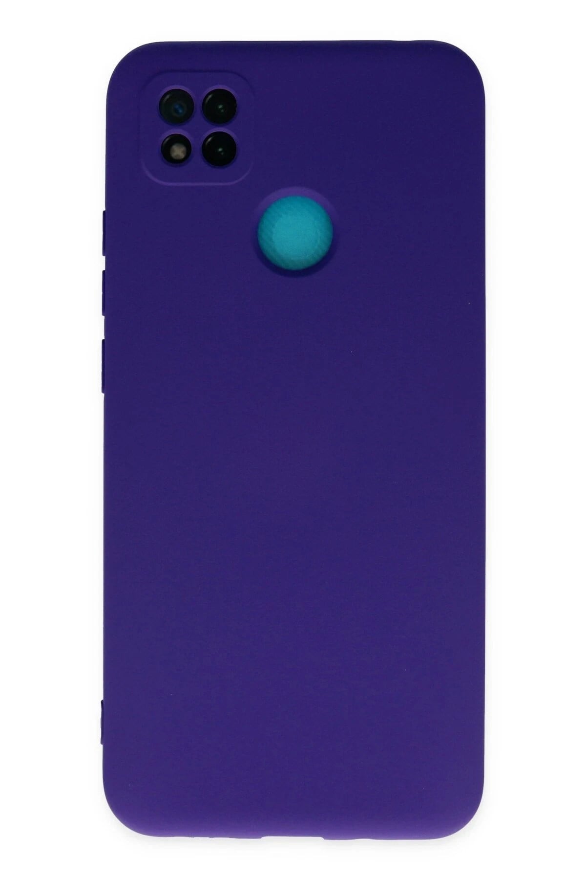 Mey İthalat®   Redmi 9C Kılıf Nano içi Kadife Silikon - Mor