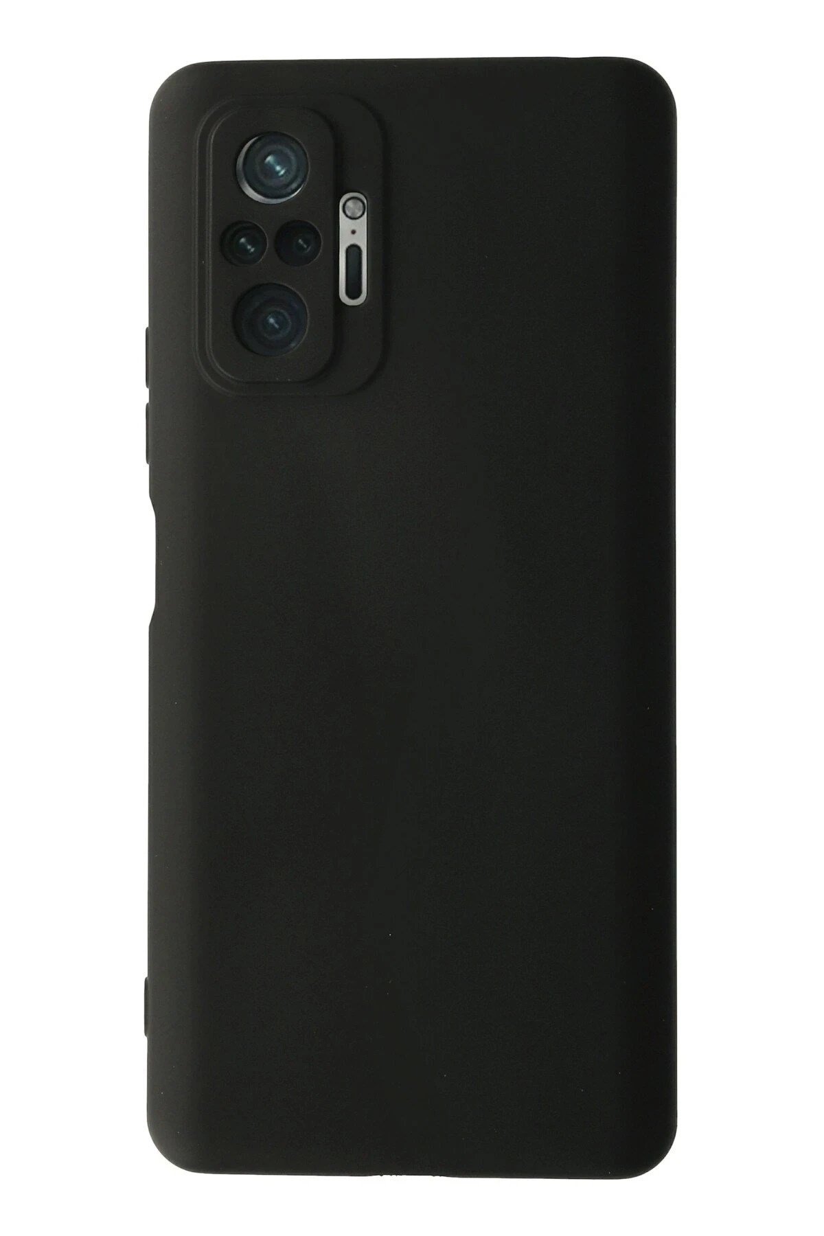 Mey İthalat®   Redmi Note 10 Pro Kılıf Nano içi Kadife Silikon - Siyah