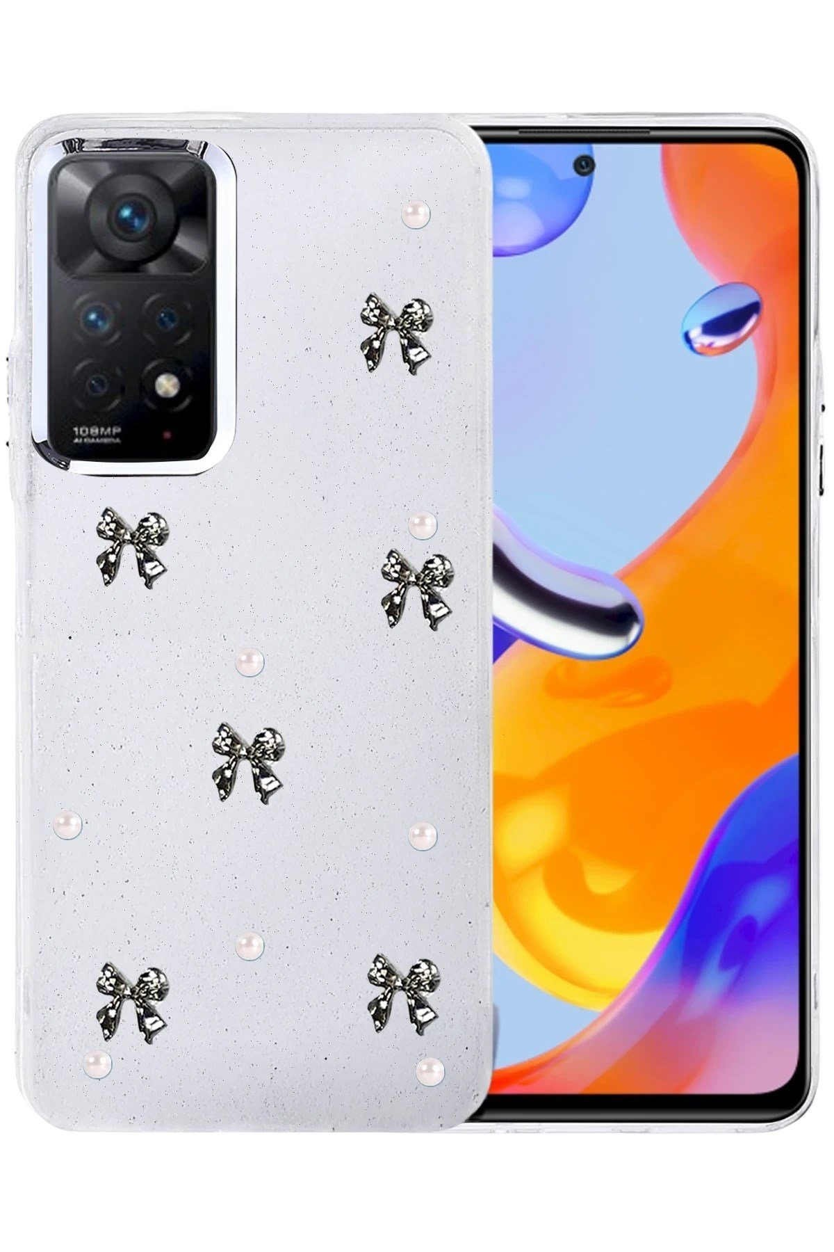 Mey İthalat®   Redmi Note 11 Pro Fiyonk Desenli Kapak - Desen 8