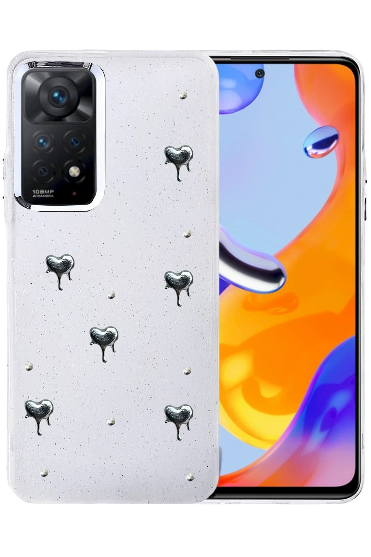 Mey İthalat®   Redmi Note 11 Pro Fiyonk Desenli Kapak - Desen 1