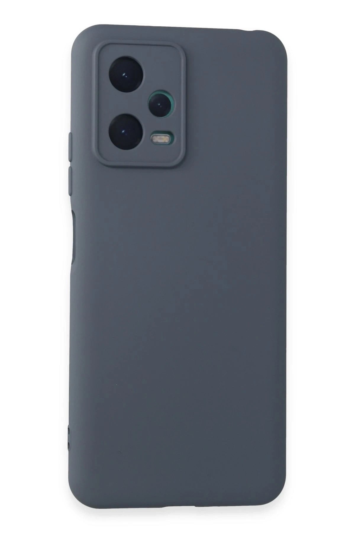 Mey İthalat®   Redmi Note 12 5G Kılıf Nano içi Kadife Silikon - Gri