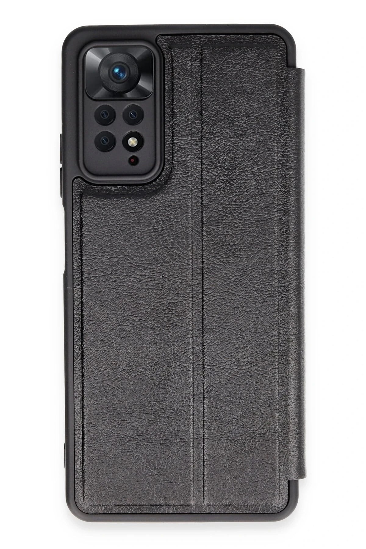 Mey İthalat®   Redmi Note 12 Pro 4G Kılıf Flip Cover - Siyah
