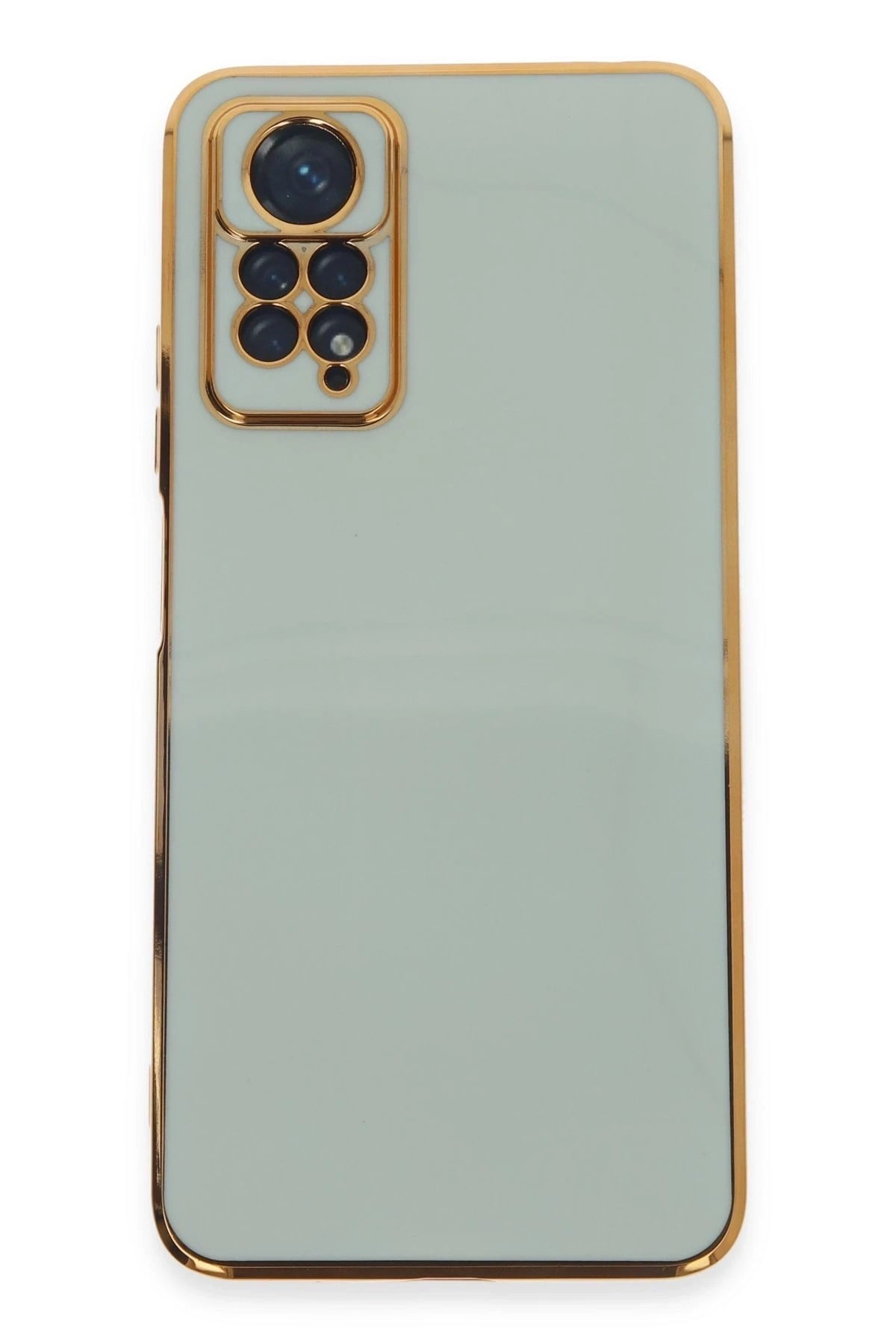 Mey İthalat®   Redmi Note 12 Pro 4G Kılıf Volet Silikon - Açık Yeşil