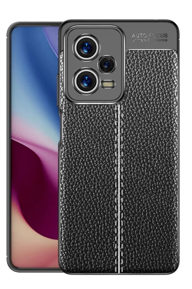 Mey İthalat®   Redmi Note 12 Pro 5G Kılıf Auto Focus Kapak - Siyah