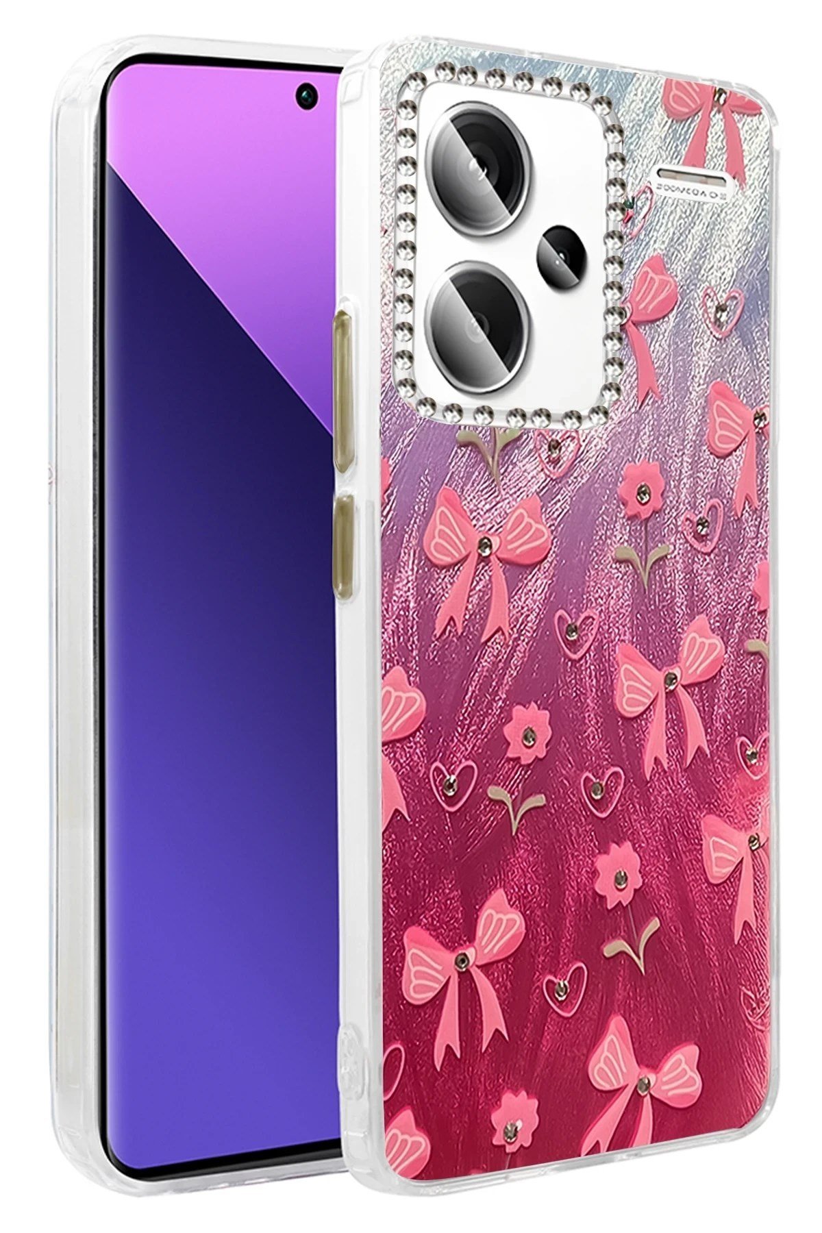 Mey İthalat®   Redmi Note 13 Pro Plus Kılıf Blade Aynalı Desenli Kapak - Desen 3