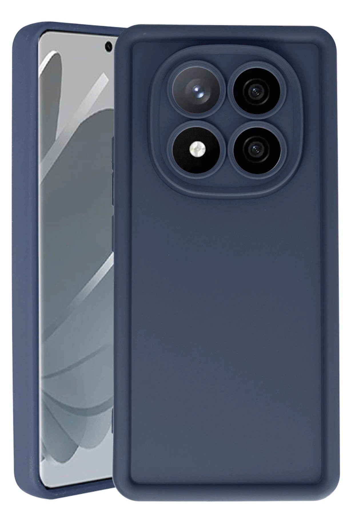 Mey İthalat®   Redmi Note 14 Pro 4G Kılıf Viera Silikon - Lacivert