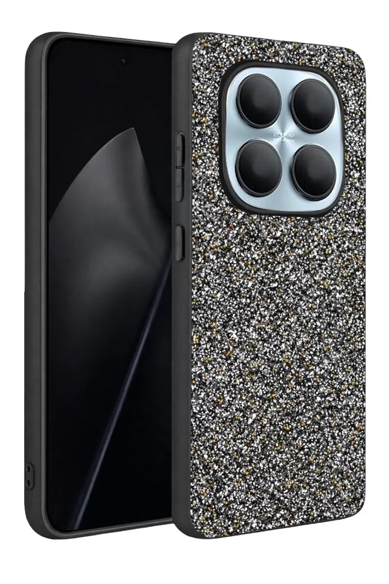 Mey İthalat®   Redmi Note 15 4G Bright Simli Kapak - Gold