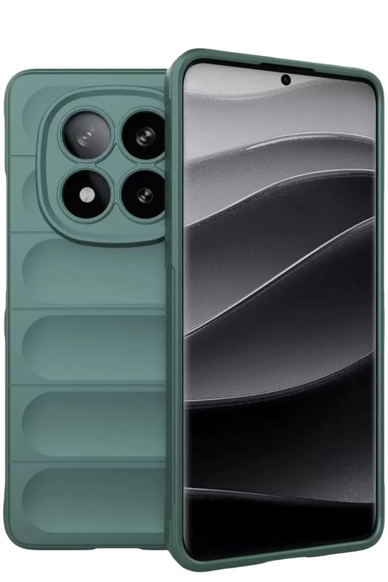 Mey İthalat®   Redmi Note 15 Pro 4G Optimum Silikon - Koyu Yeşil