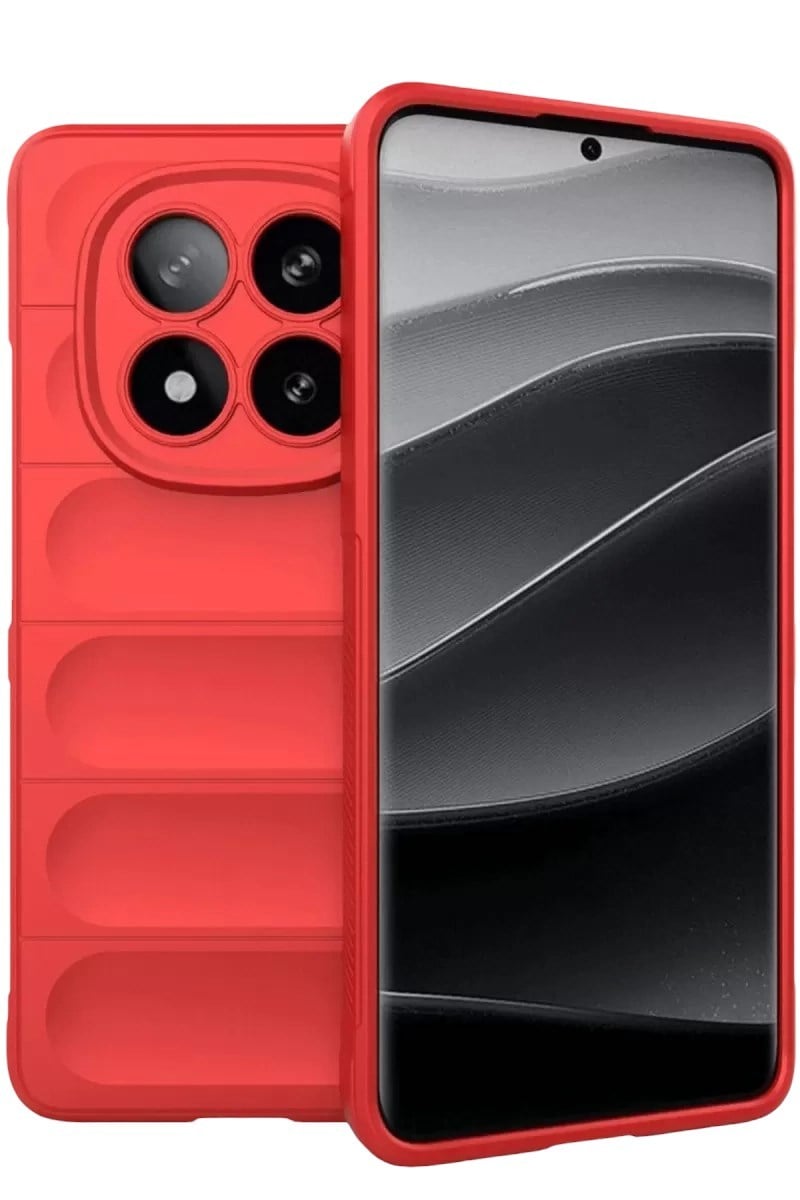 Mey İthalat®   Redmi Note 15 Pro 4G Optimum Silikon - Kırmızı