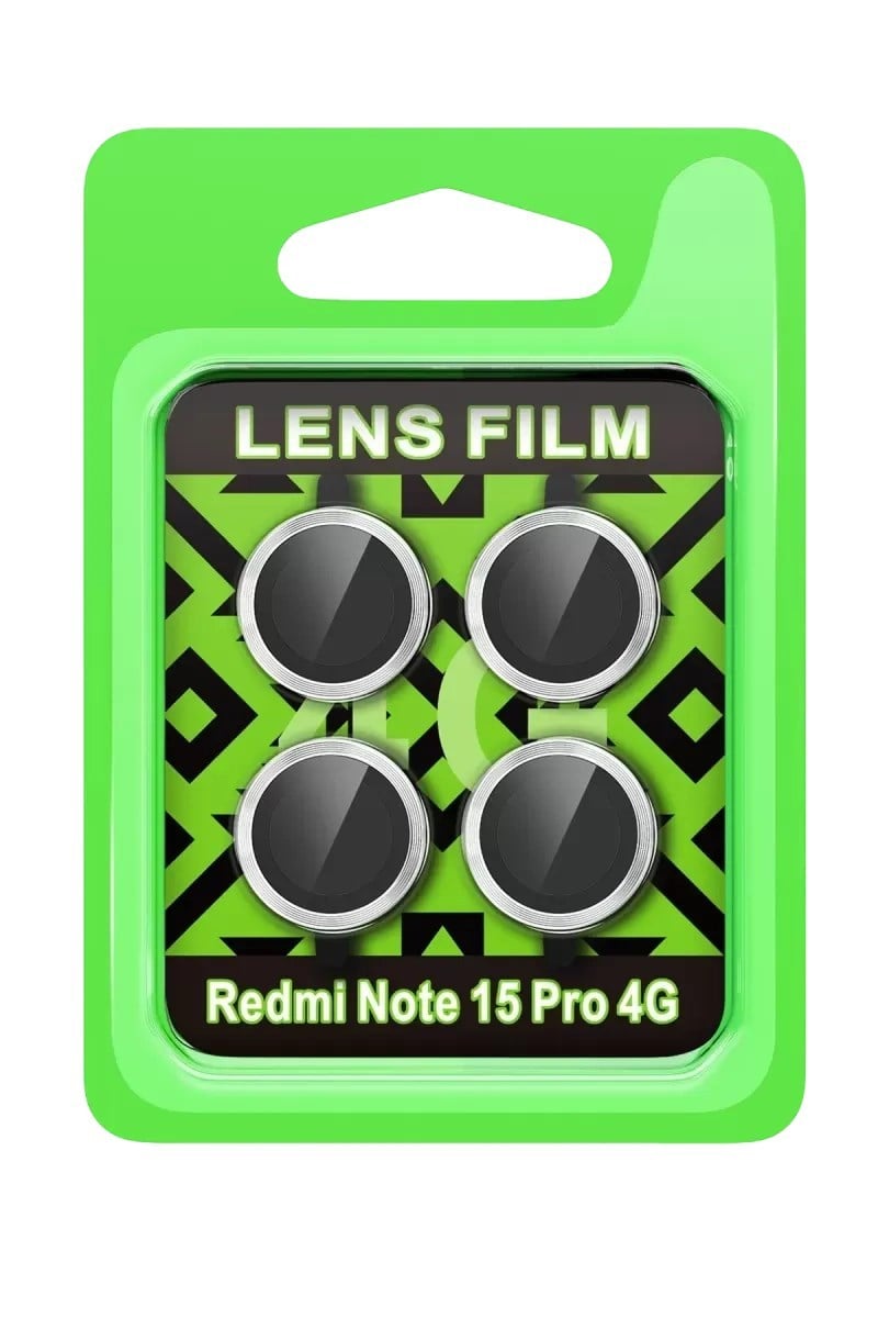 Mey İthalat®   Redmi Note 15 Pro 4G Raze Metal Kamera Lens - Gümüş