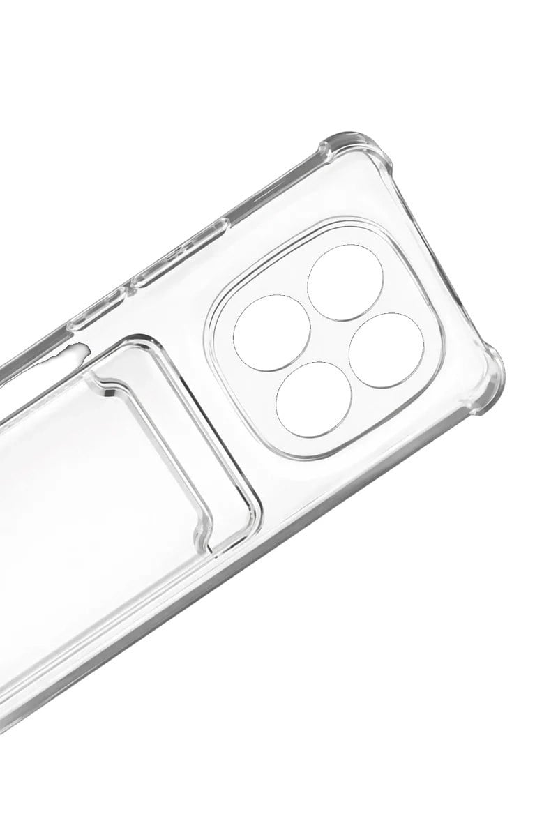 Mey İthalat®   Redmi Note 15 Pro 5G Kart Şeffaf Silikon - Şeffaf