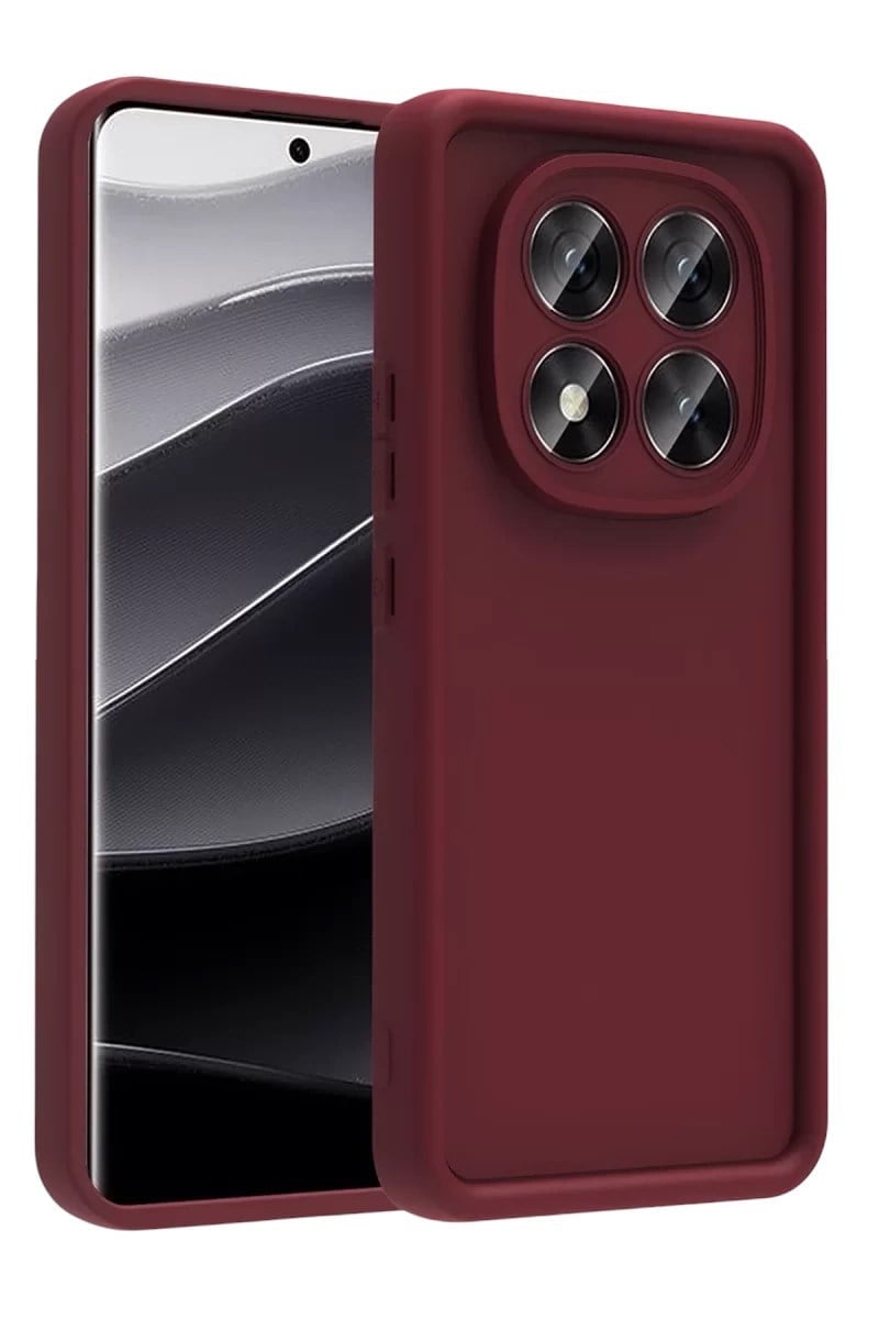 Mey İthalat®   Redmi Note 15 Pro 5G Viera Silikon - Bordo