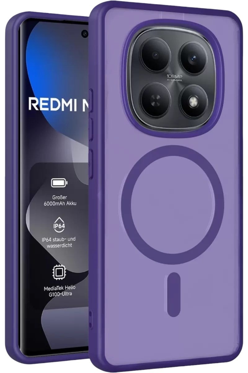 Mey İthalat®   Redmi Note 15 Pro Plus 5G Jota Magsafe Kapak - Derin Mor
