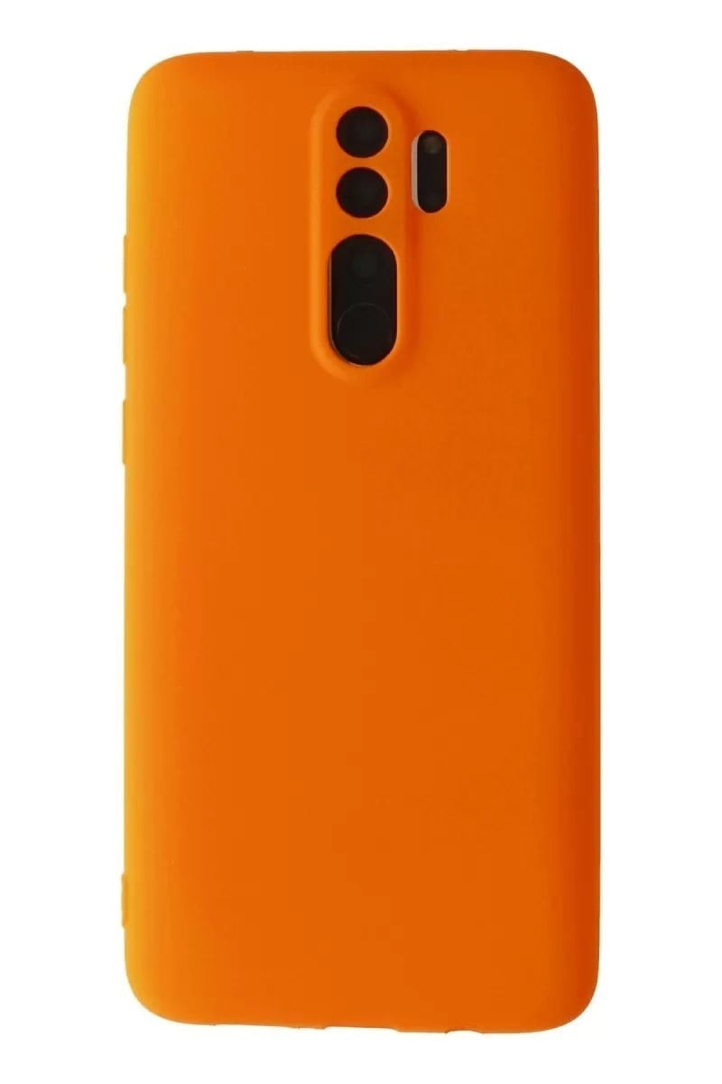 Mey İthalat®   Redmi Note 8 Pro Kılıf First Silikon - Turuncu