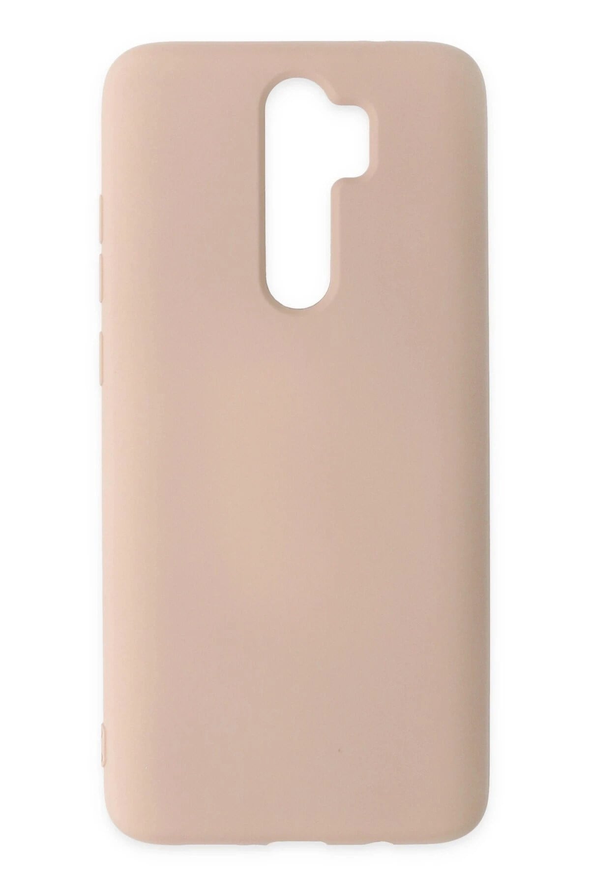 Mey İthalat®   Redmi Note 8 Pro Kılıf Nano içi Kadife Silikon - Pudra