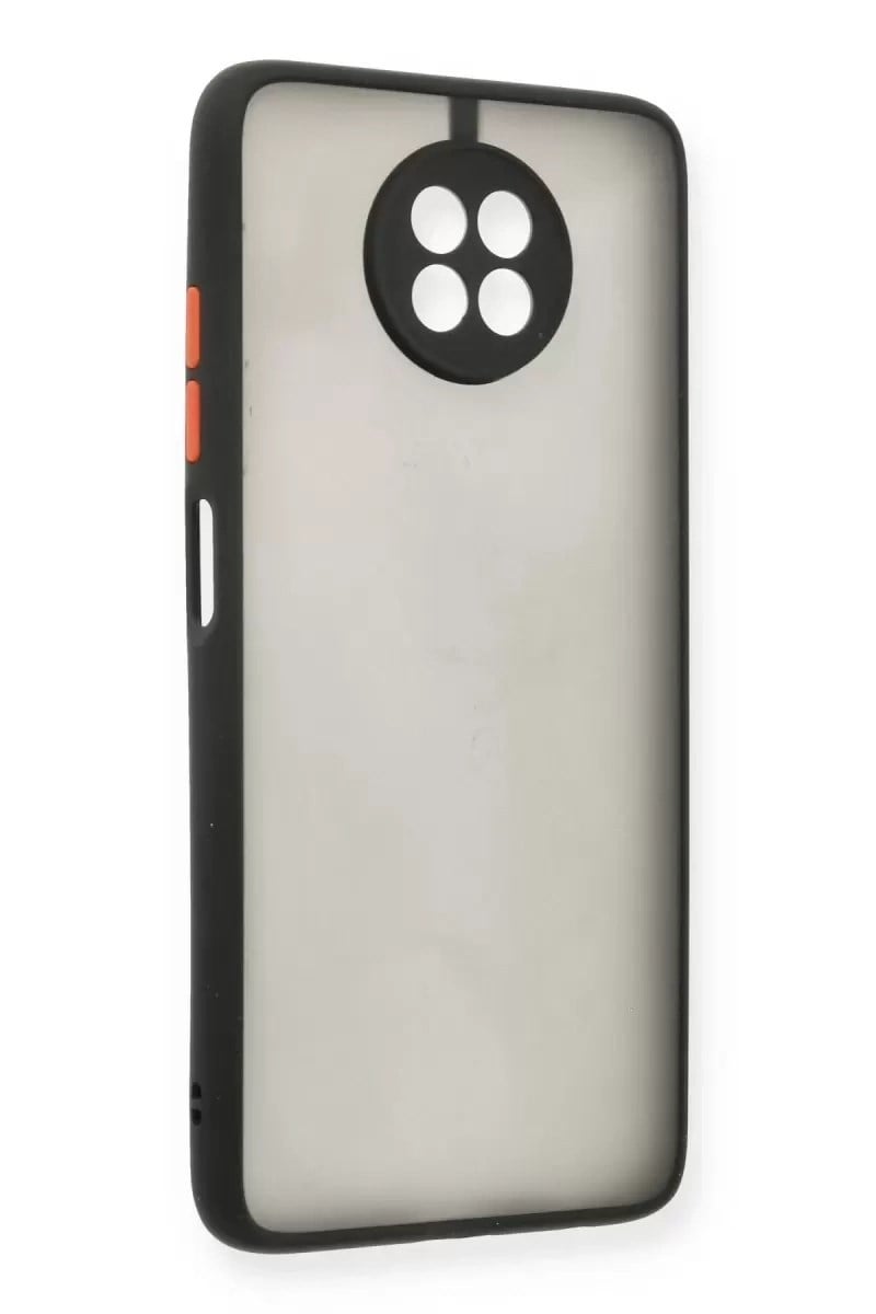 Mey İthalat®   Redmi Note 9 5G Kılıf Montreal Silikon Kapak - Siyah