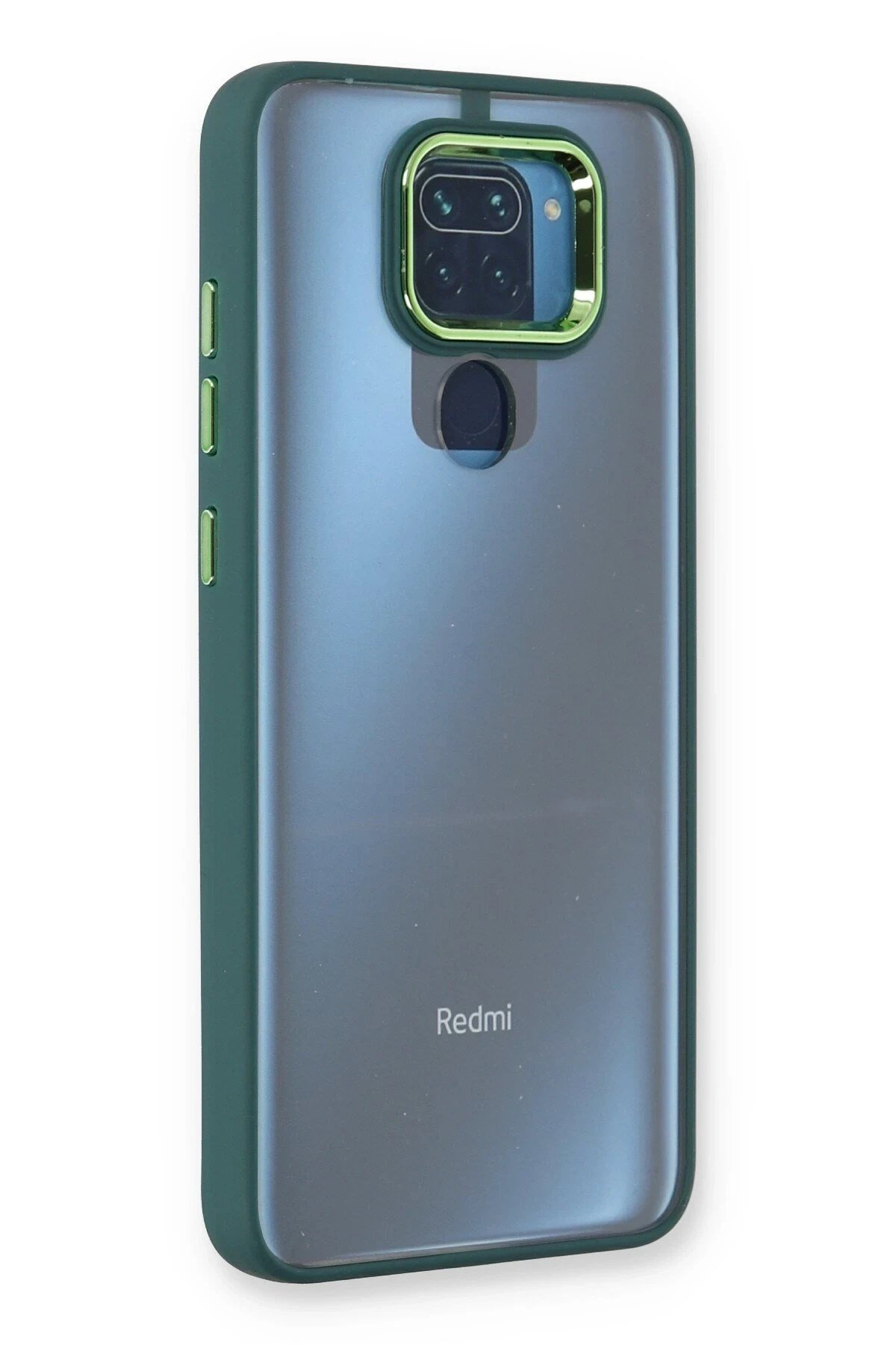 Mey İthalat®   Redmi Note 9 Kılıf Dora Kapak - Haki Yeşil