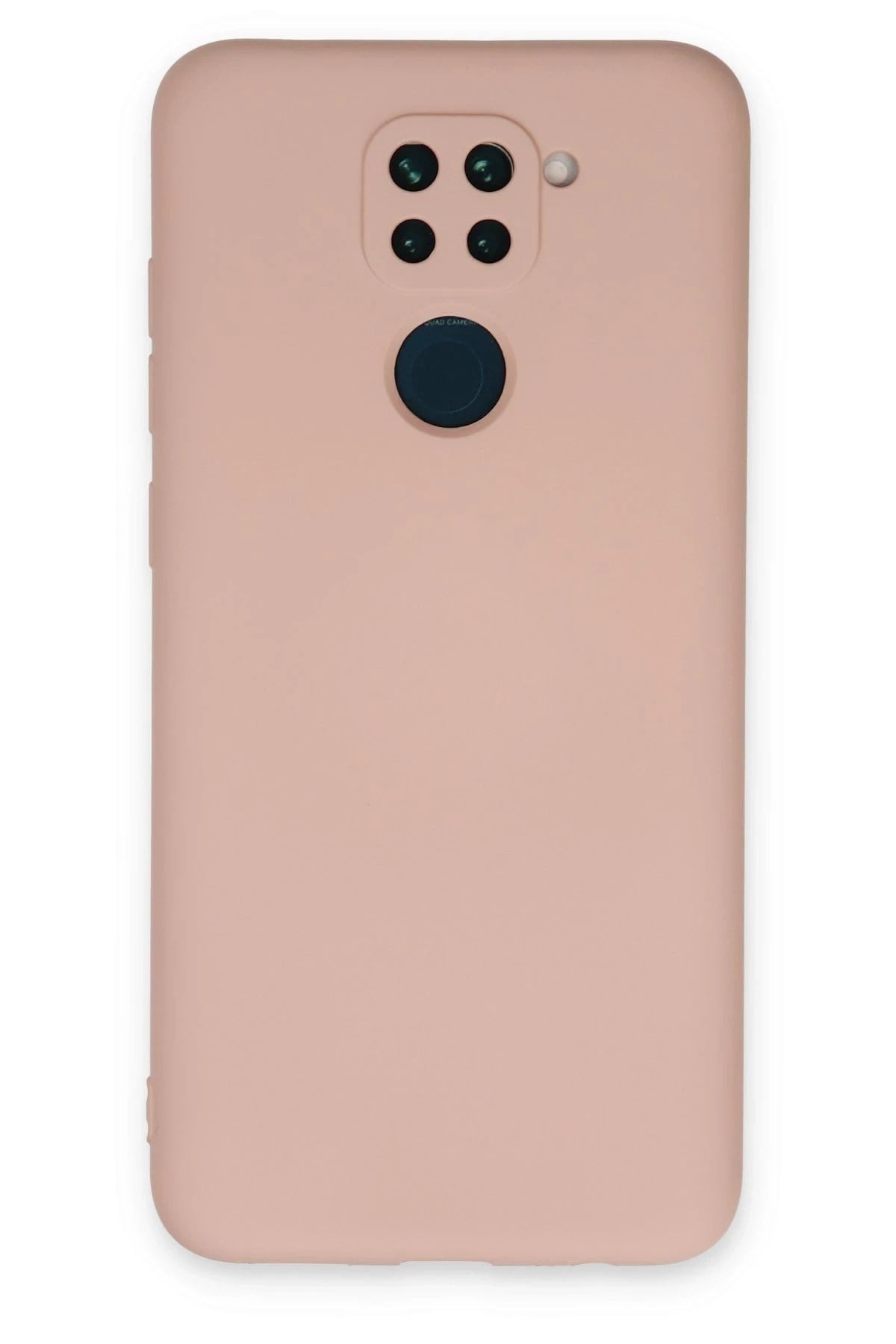 Mey İthalat®   Redmi Note 9 Kılıf Nano içi Kadife Silikon - Pudra