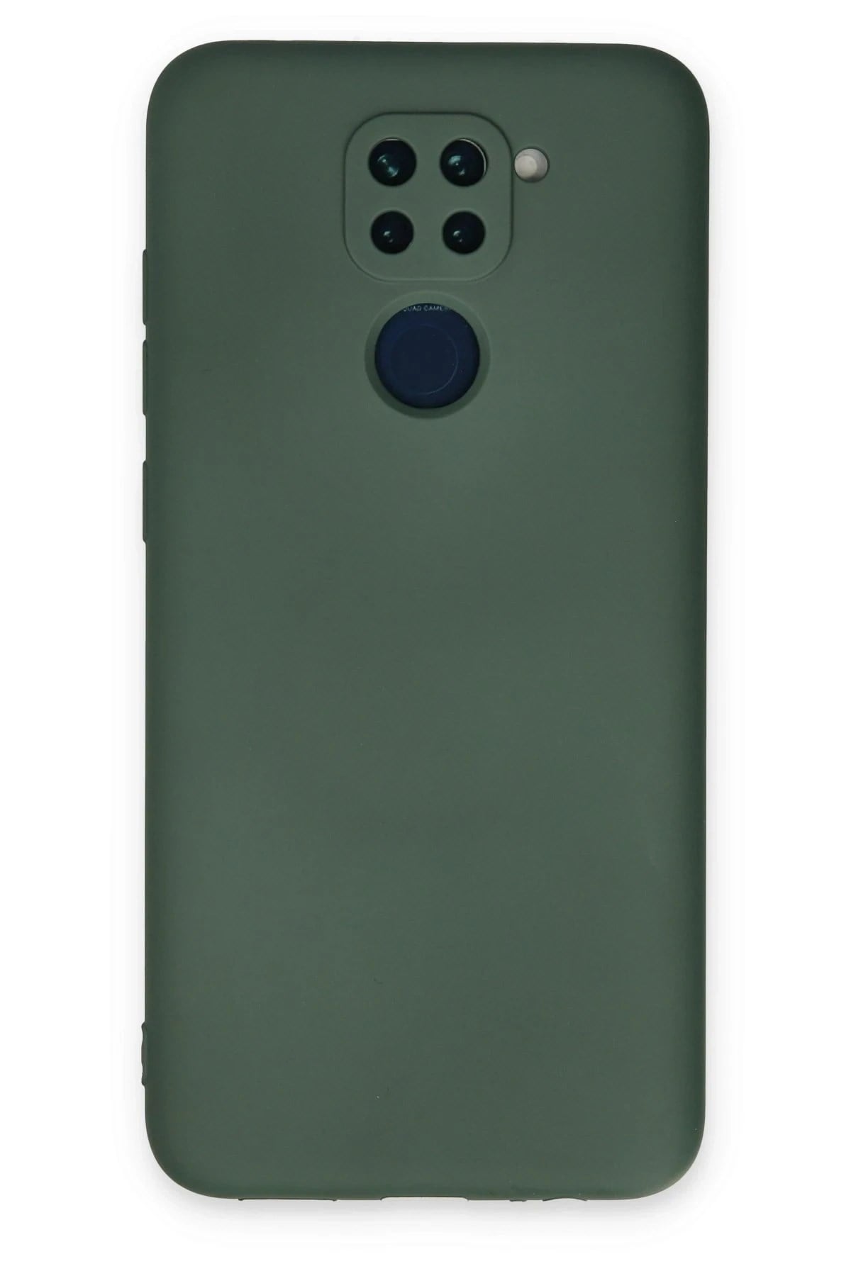 Mey İthalat®   Redmi Note 9 Kılıf Nano içi Kadife Silikon - Koyu Yeşil