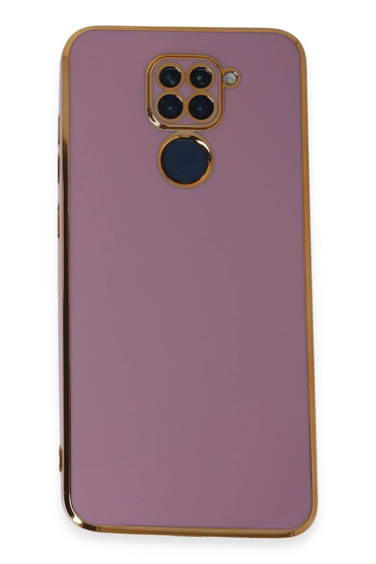 Mey İthalat®   Redmi Note 9 Kılıf Volet Silikon - Mor