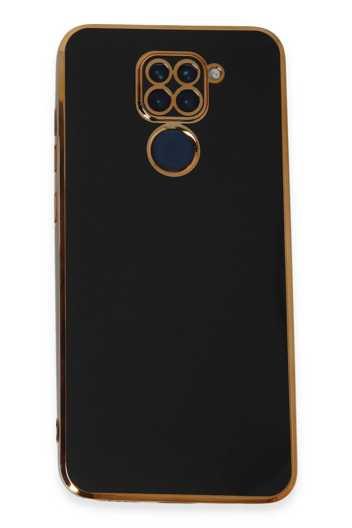 Mey İthalat®   Redmi Note 9 Kılıf Volet Silikon - Siyah