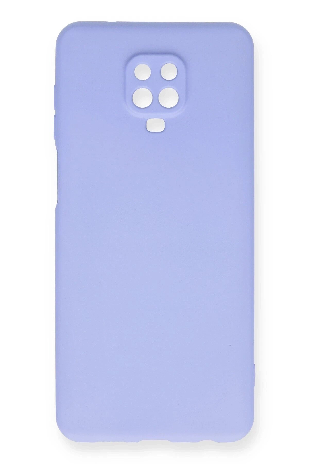 Mey İthalat®   Redmi Note 9 Pro Kılıf Nano içi Kadife Silikon - Lila
