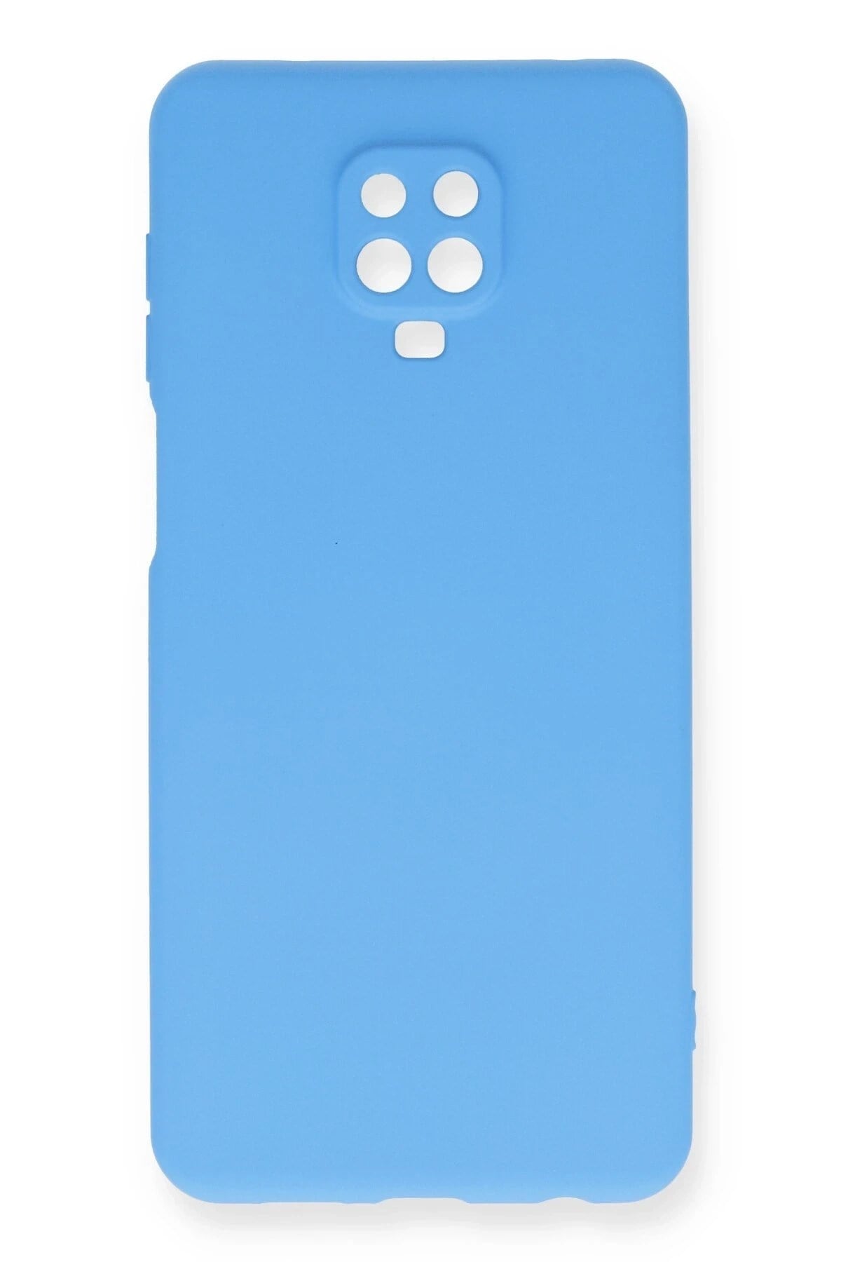 Mey İthalat®   Redmi Note 9 Pro Kılıf Nano içi Kadife Silikon - Mavi