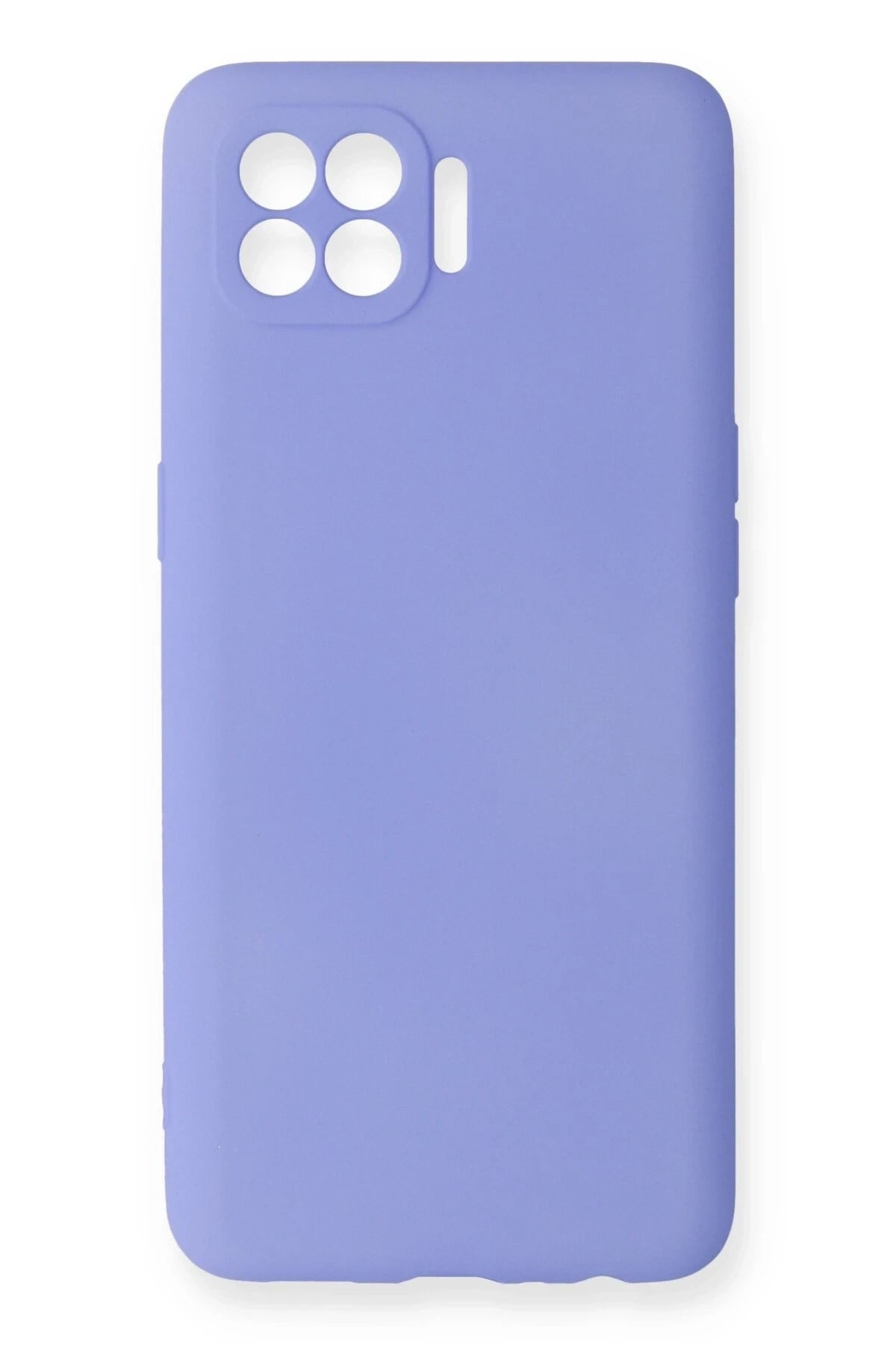 Mey İthalat®   Reno 4 Lite Kılıf First Silikon - Lila