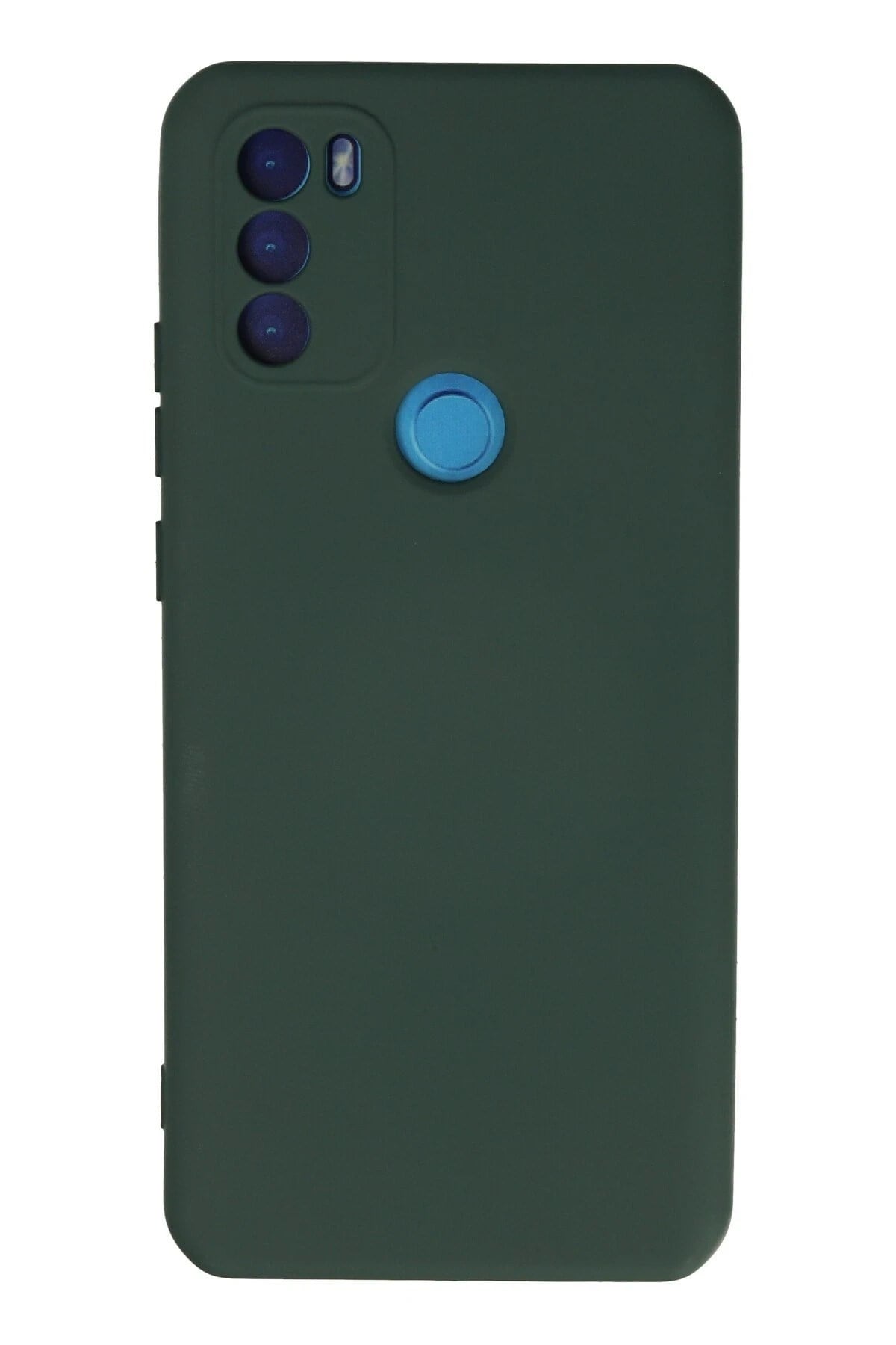 Mey İthalat®  General Mobile GM 21 Plus Kılıf Nano içi Kadife Silikon - Koyu Yeşil