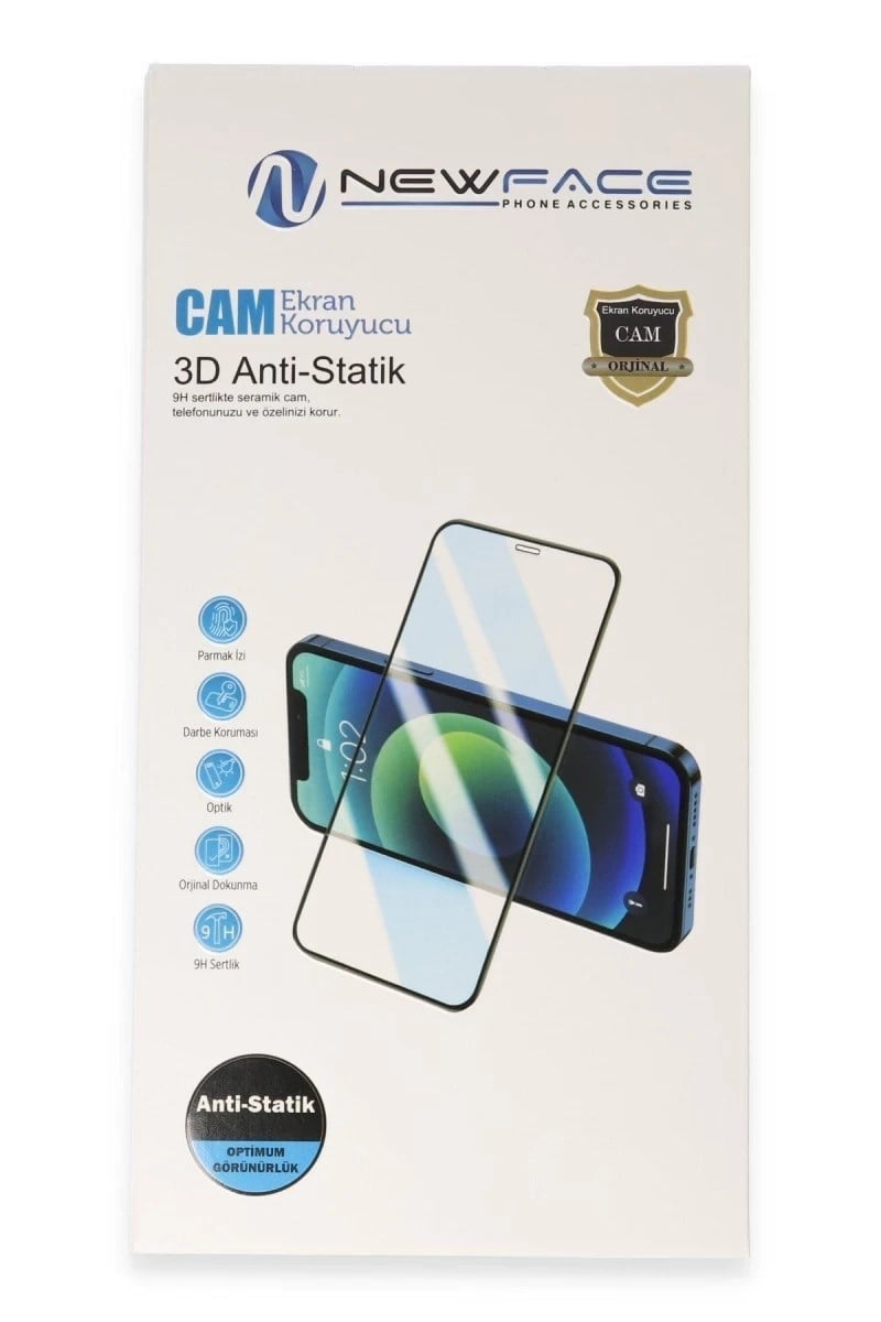 Mey İthalat®  Huawei Honor 600 Lite 3D Antistatik Cam Ekran Koruyucu - Şeffaf