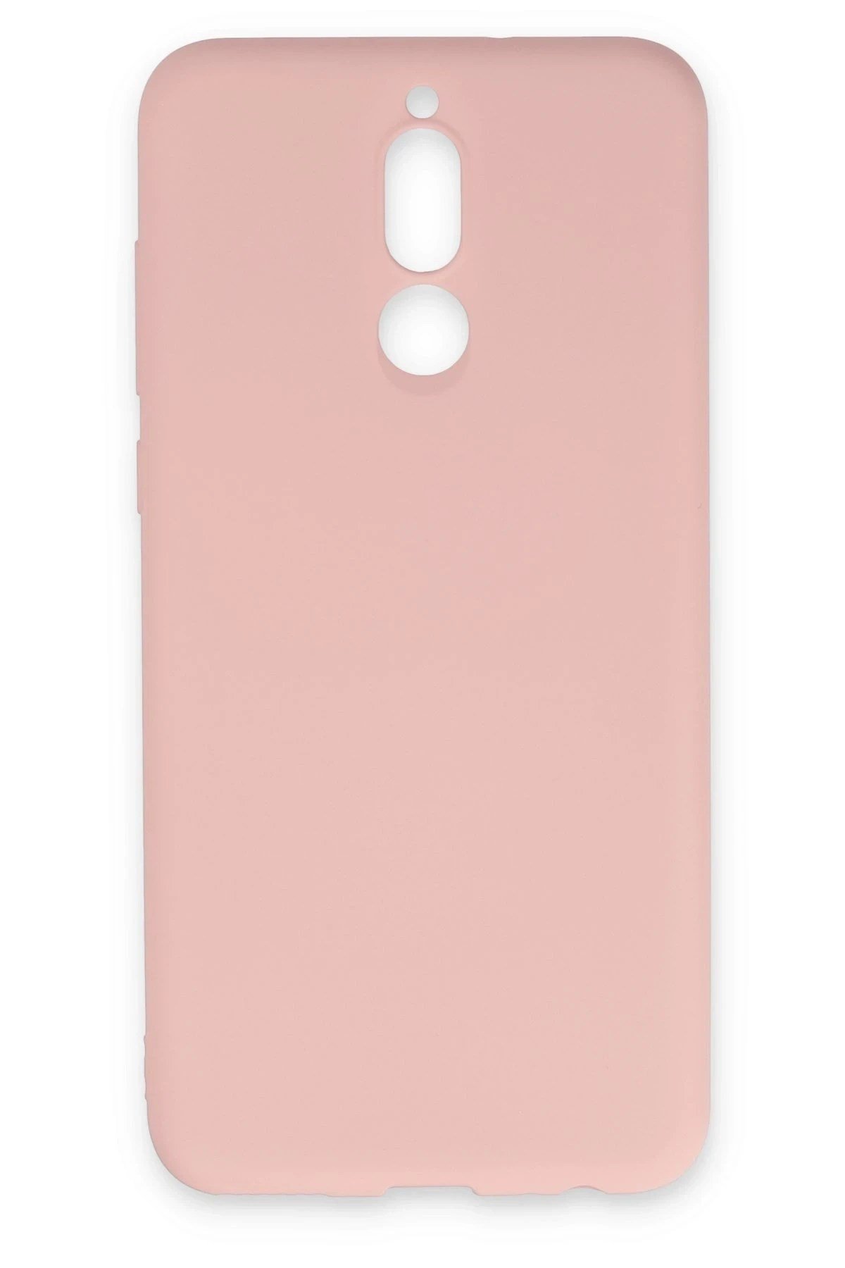 Mey İthalat®  Huawei Mate 10 Lite Kılıf Nano içi Kadife Silikon - Pudra