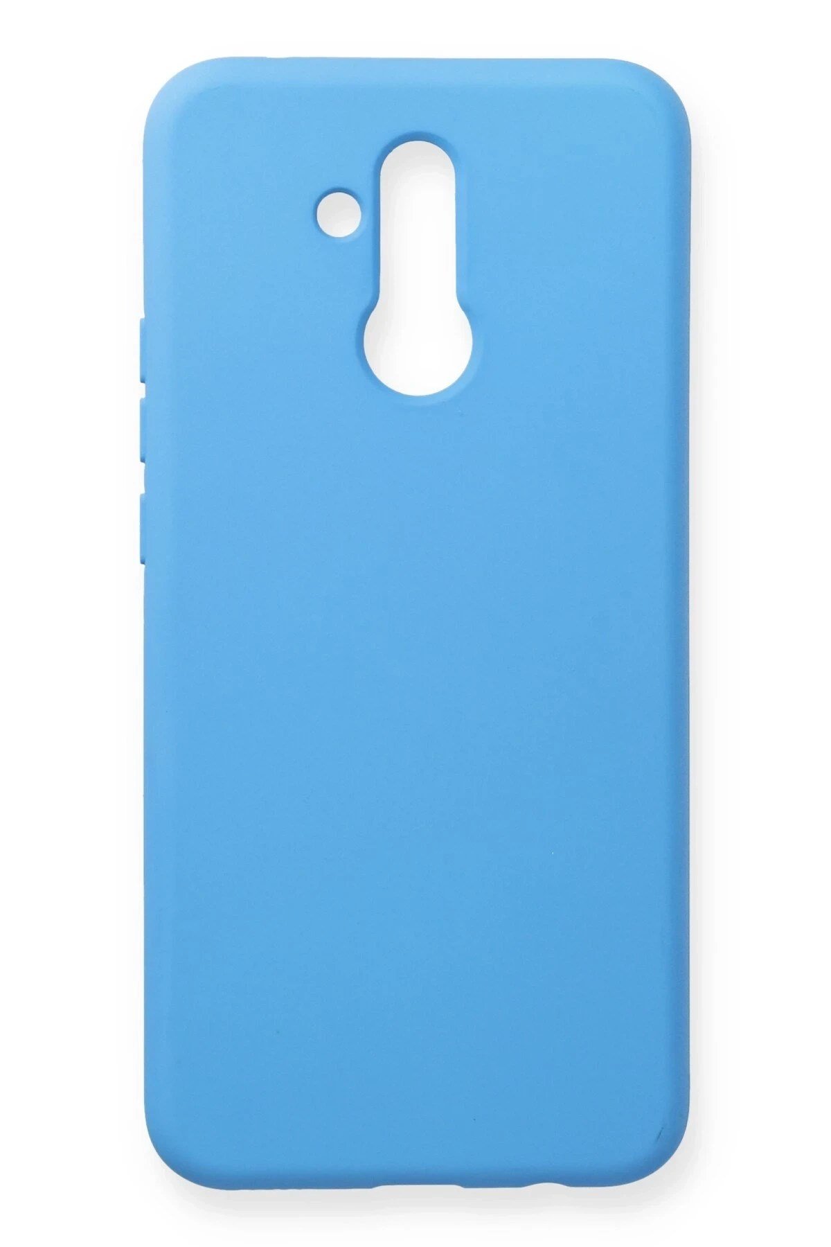 Mey İthalat®  Huawei Mate 20 Lite Kılıf Nano içi Kadife Silikon - Mavi