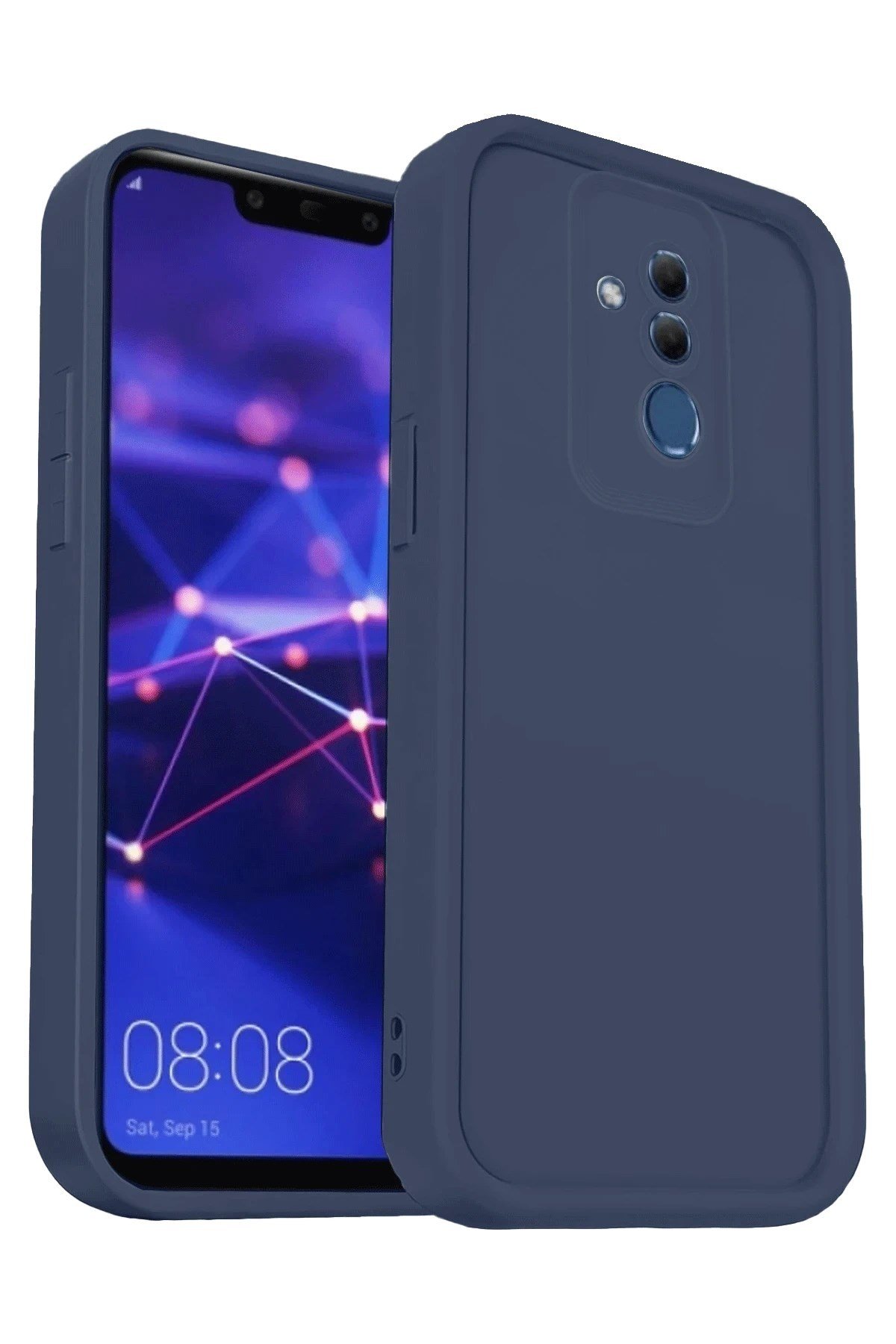 Mey İthalat®  Huawei Mate 20 Lite Kılıf Viera Silikon - Lacivert