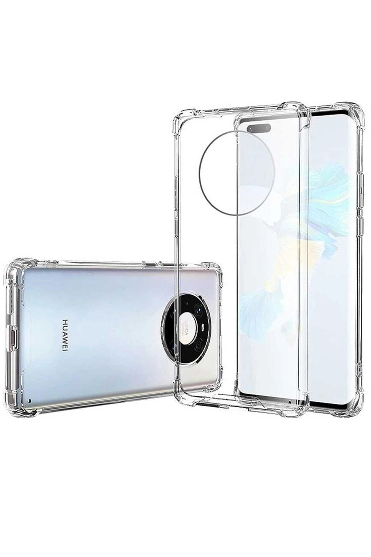 Mey İthalat®  Huawei Mate 40 Pro Kılıf Olex Tpu Silikon - Şeffaf